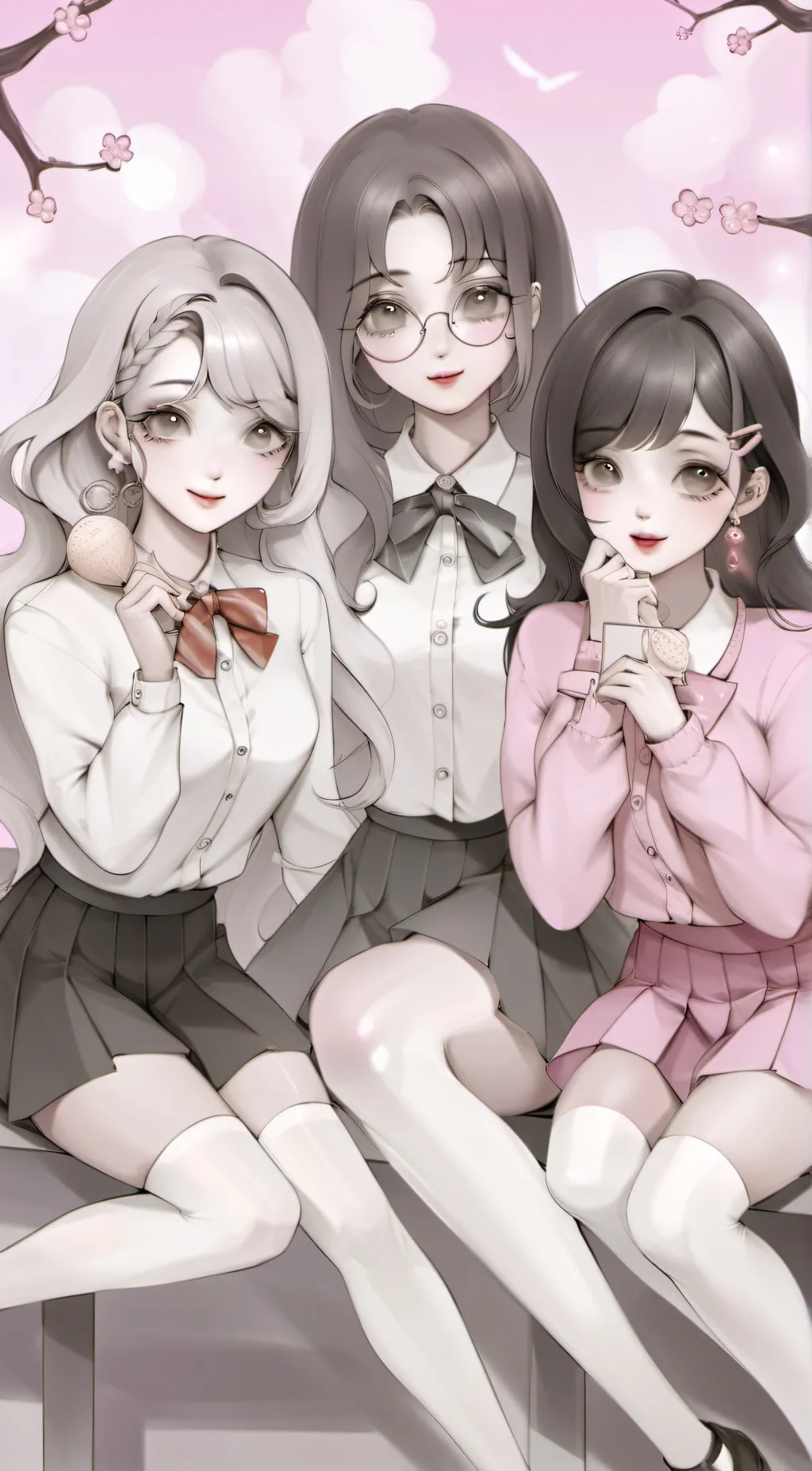 ai character: moshi moshi background