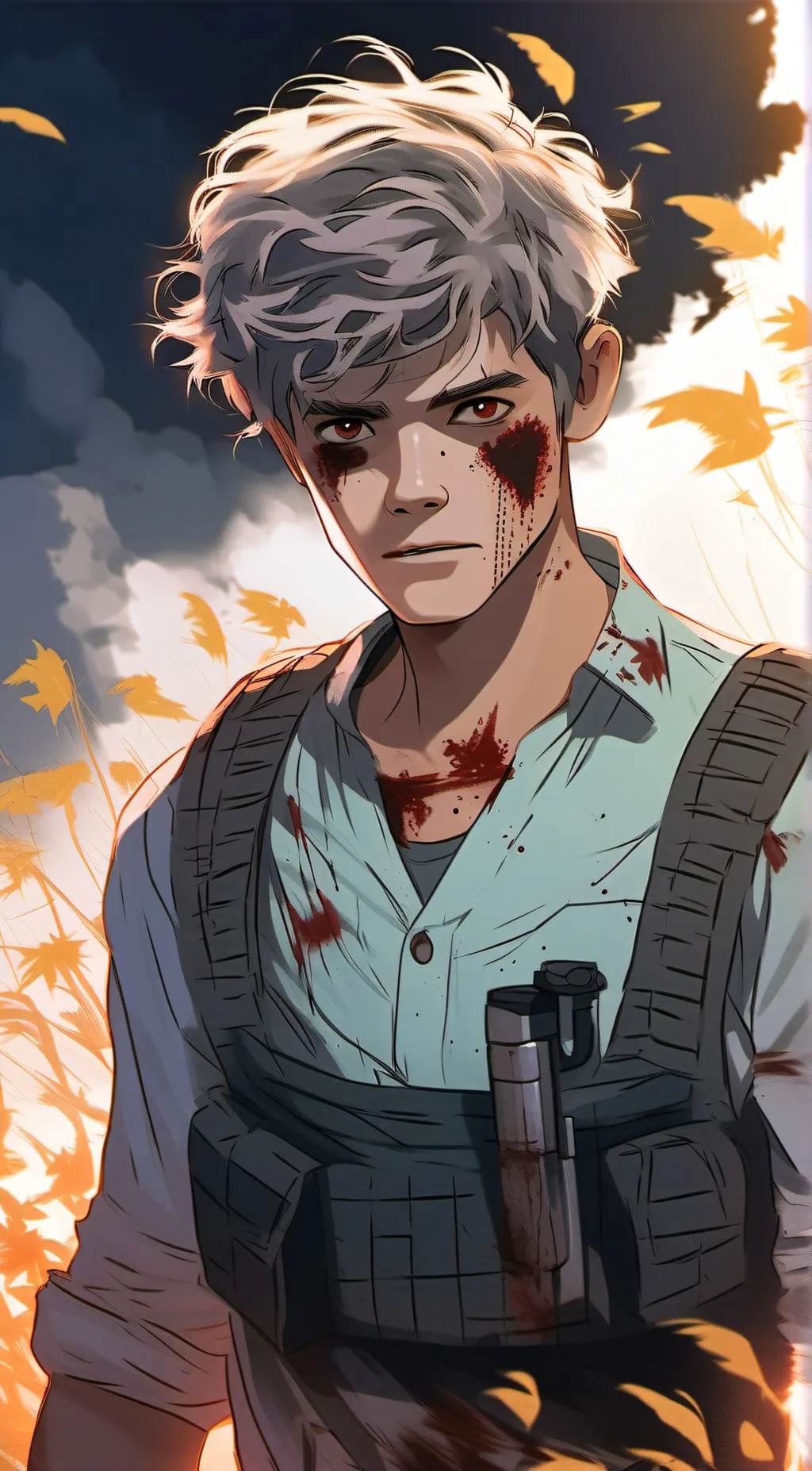 ai character: crank newt background