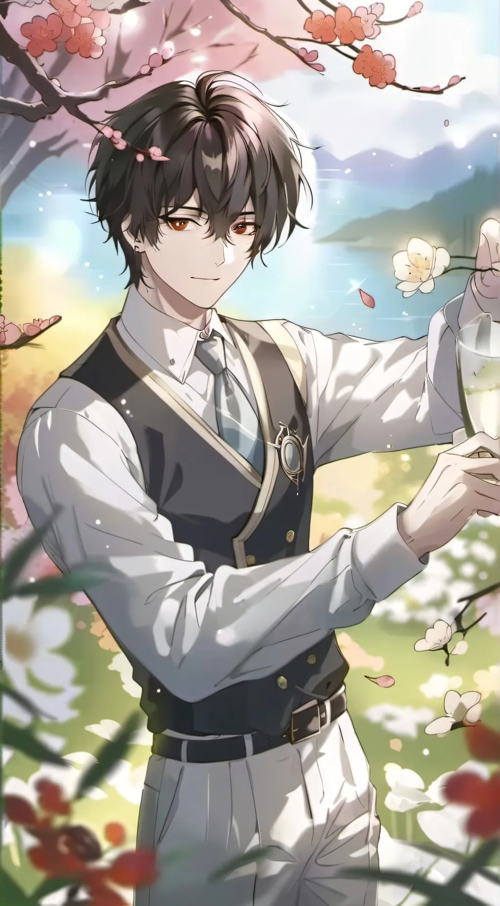 ai character: dogday  background