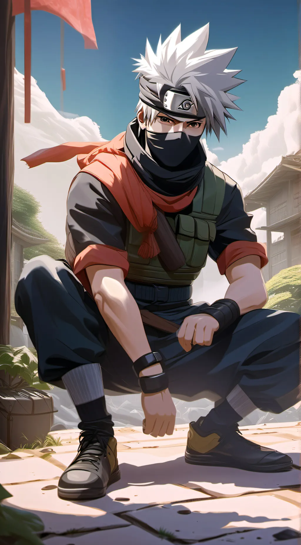 ai character: Kakashi background