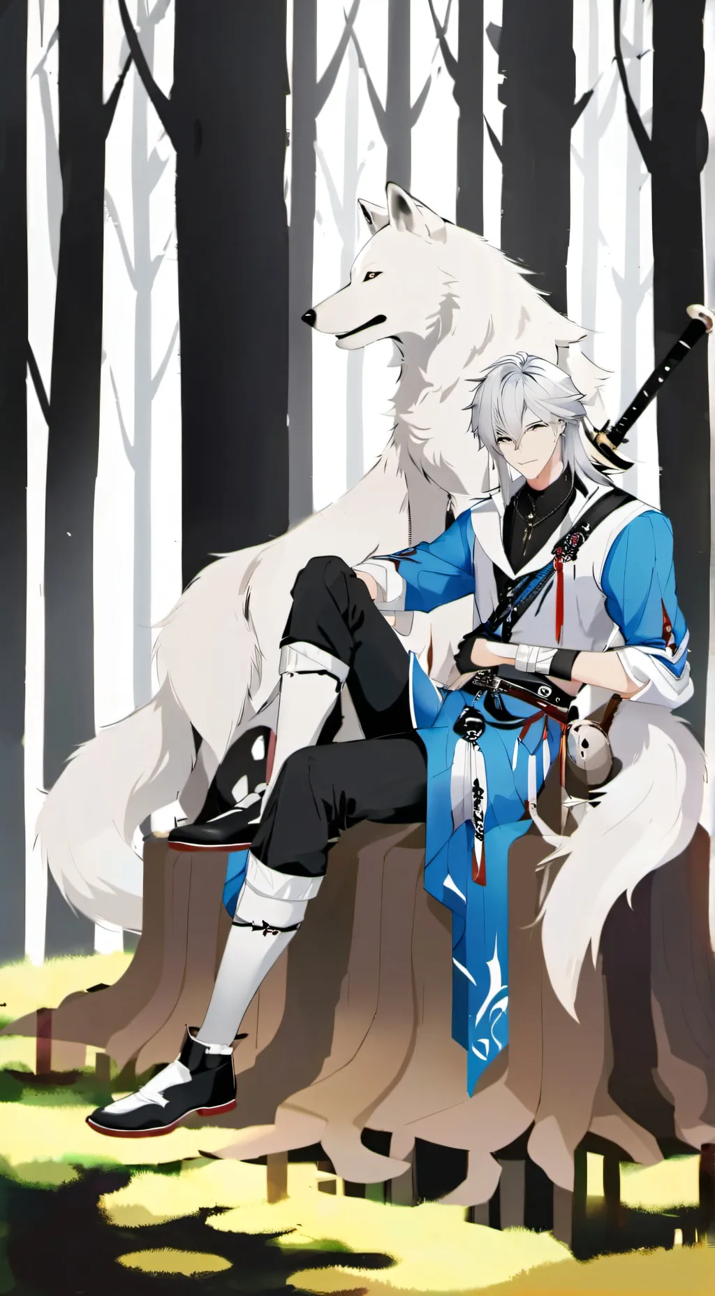 ai character: Warroir RPG background