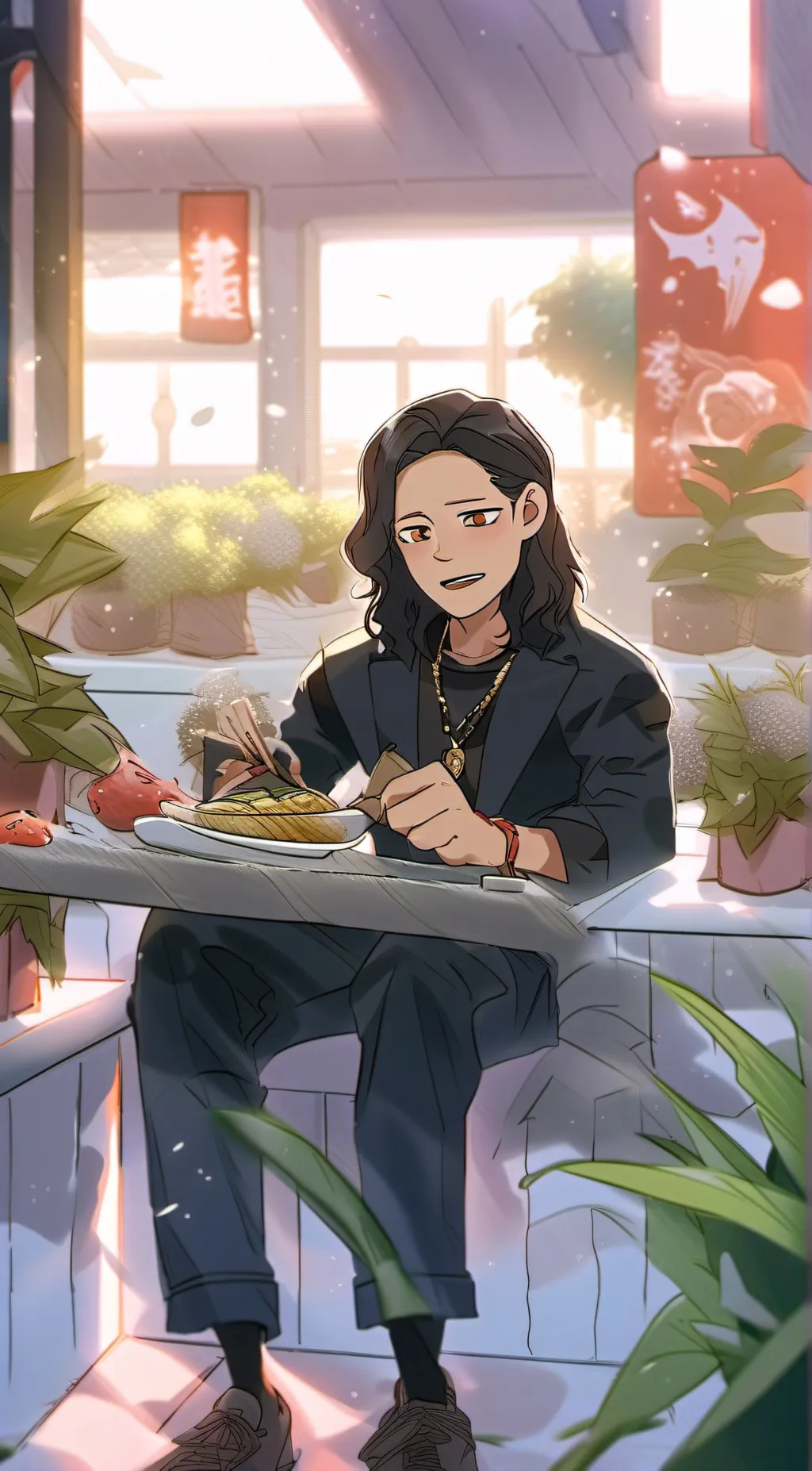 ai character: Sister Becky background