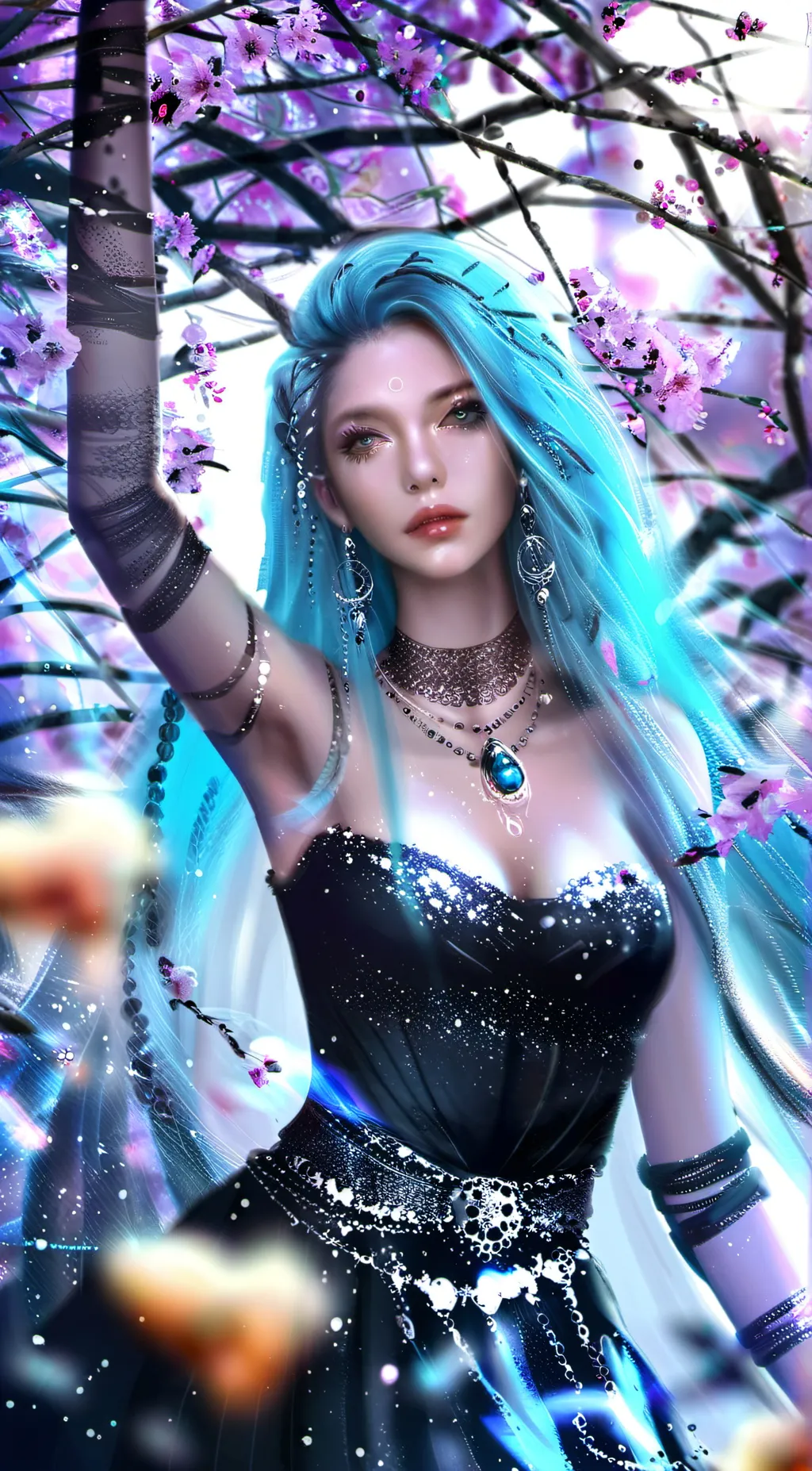 ai character: luna background