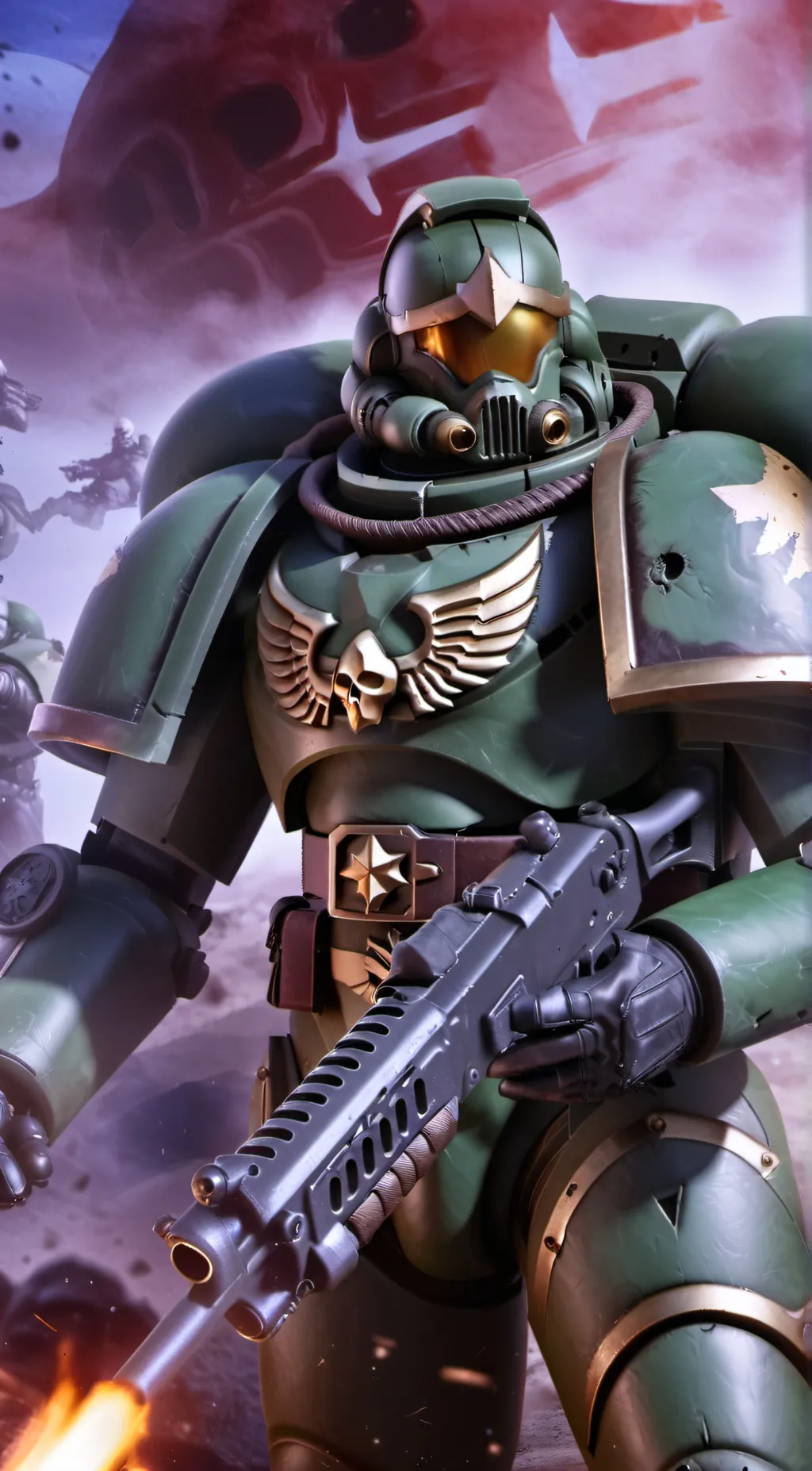 ai character: Doom slayer background