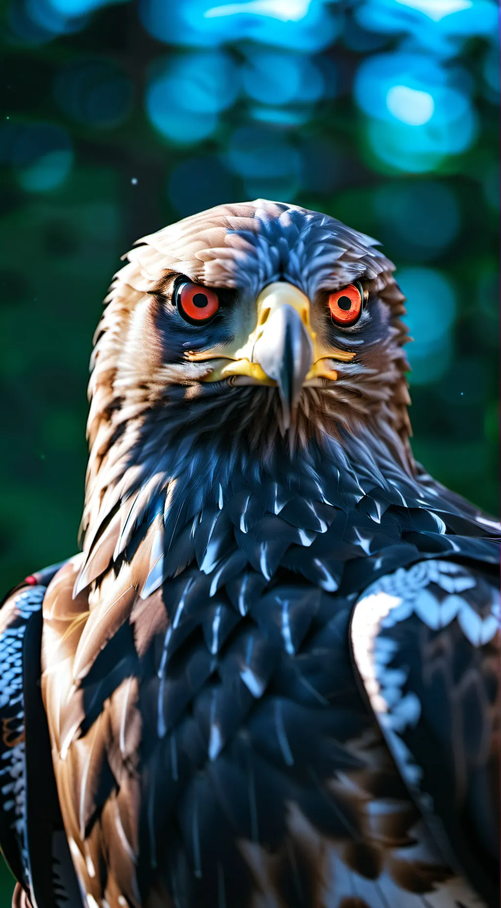 ai character: heaven eagle background