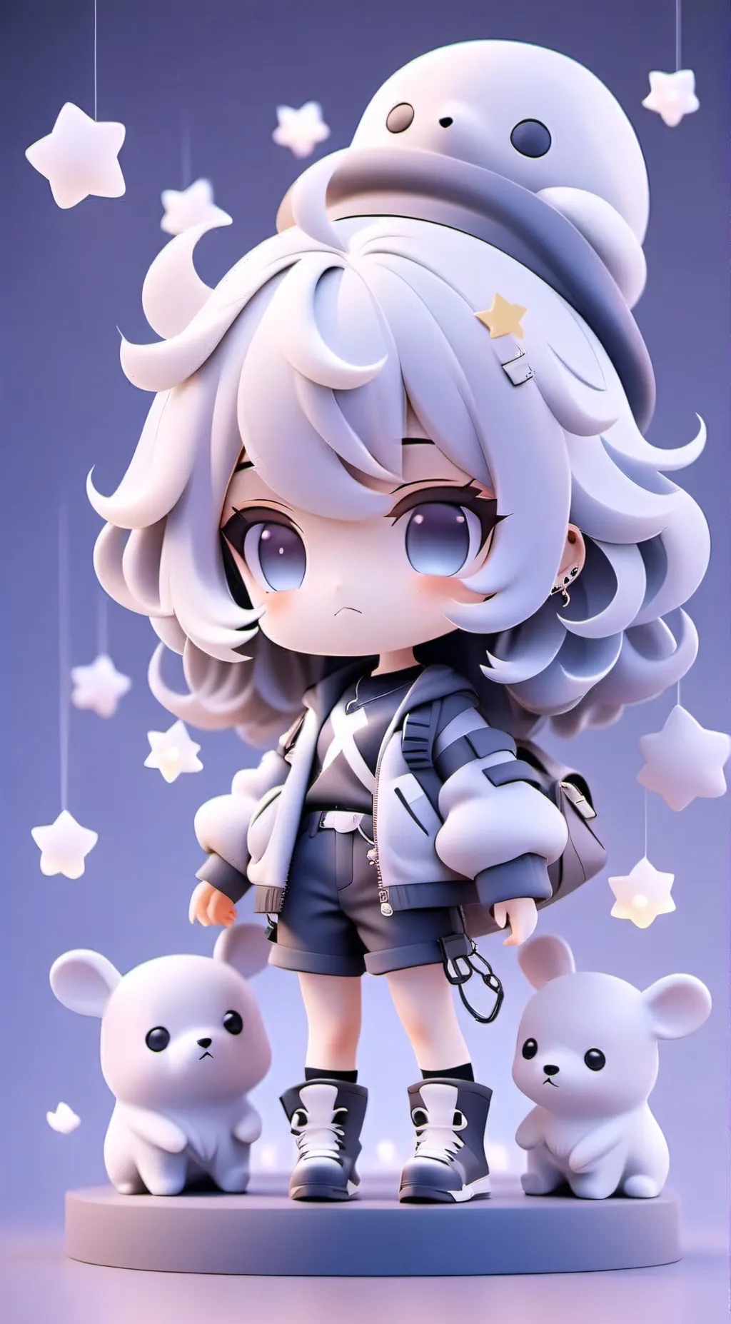 ai character: Uzi background