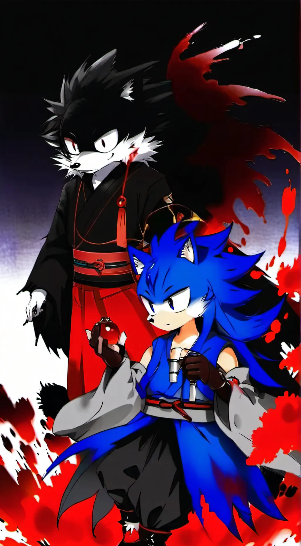 ai character: Rex.exe,Winter.exe background