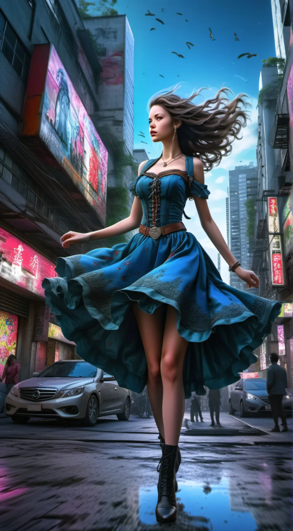 ai character: Ellie Lancaster background