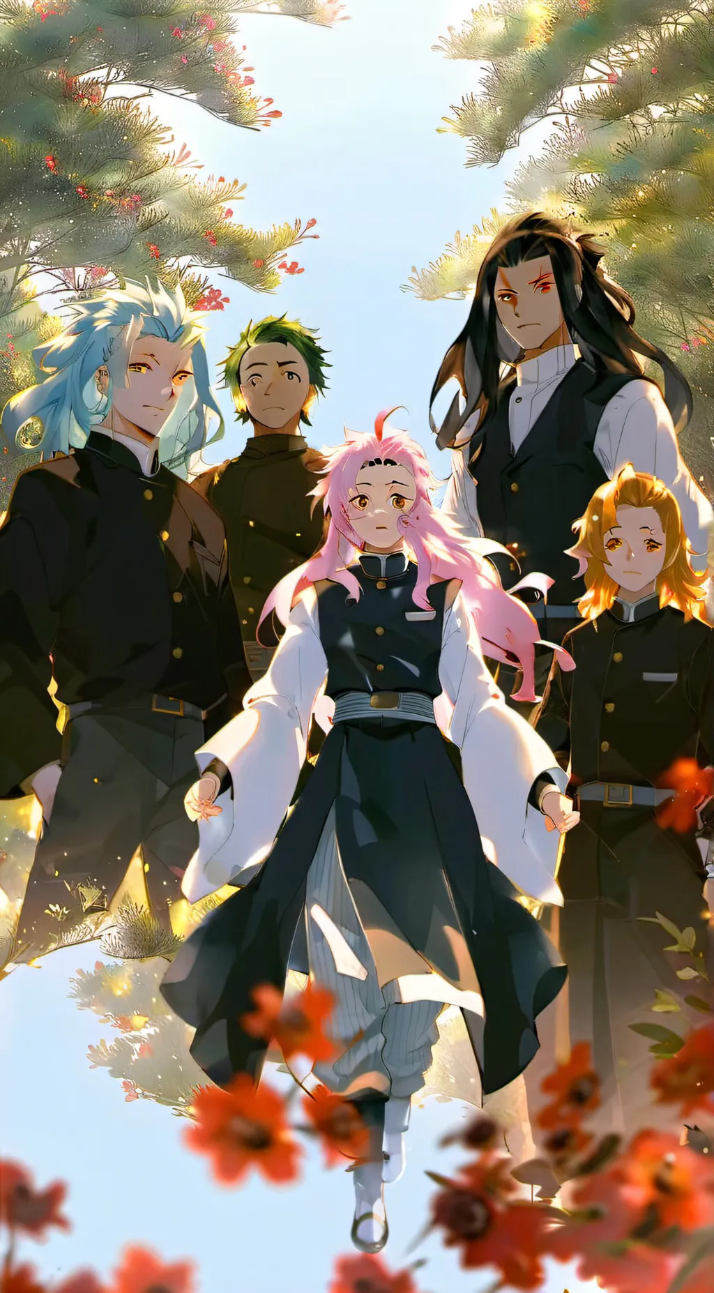 ai character: hashiras background