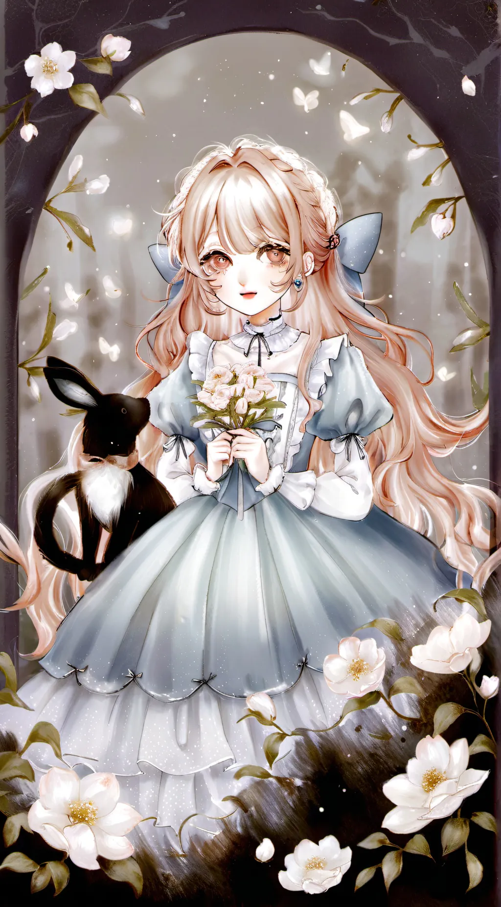 ai character: lovely background