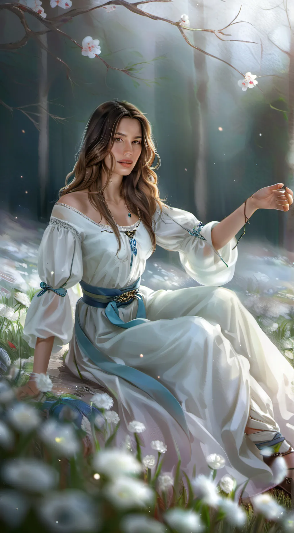 ai character: Bella Hayley background