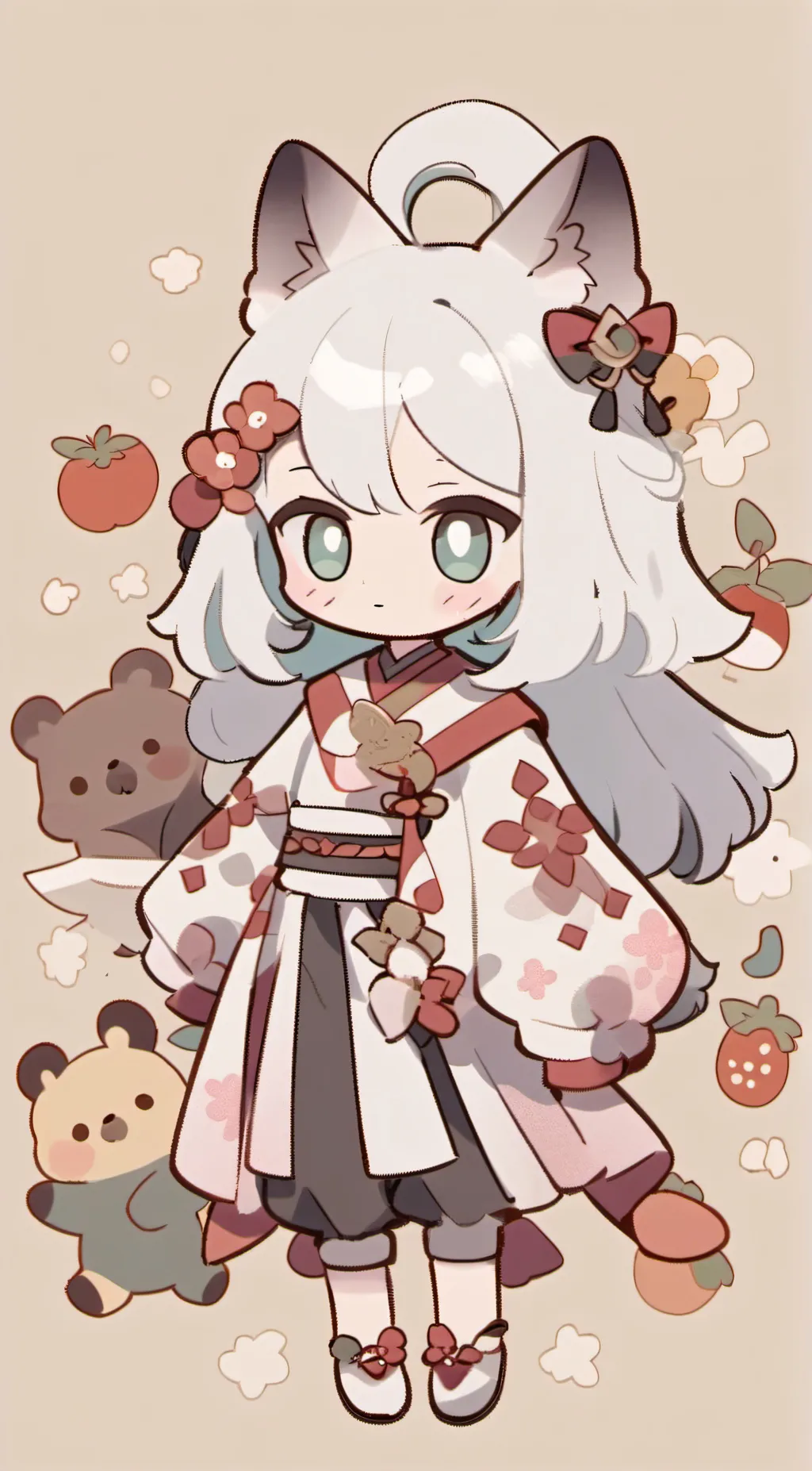 ai character: Ayame background