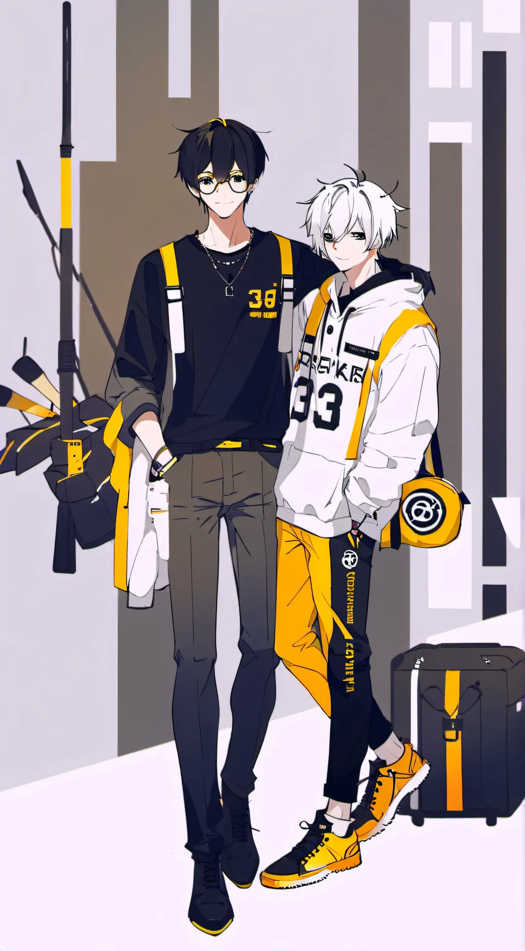 ai character: Mason and Jake background