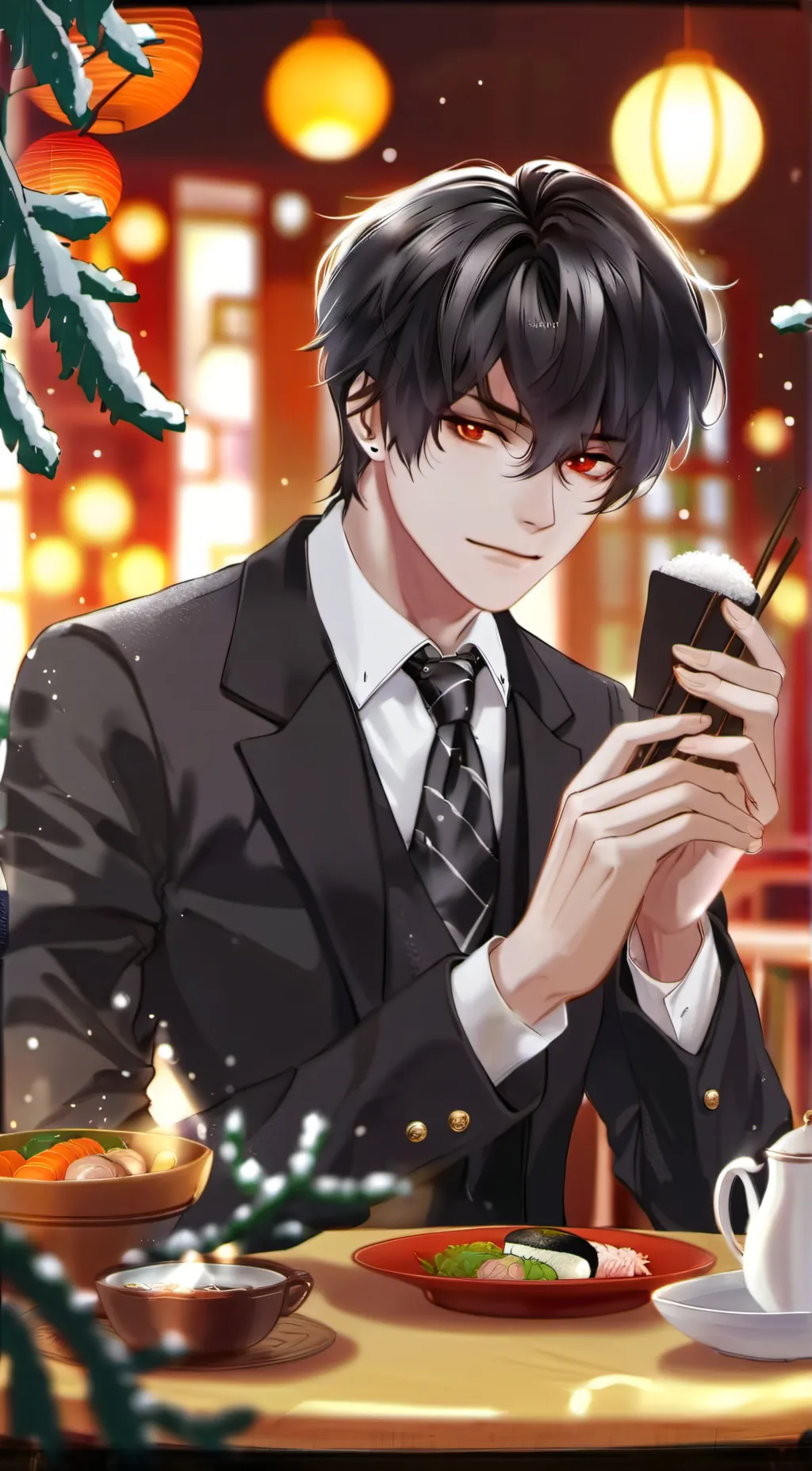 ai character: Ansel  background