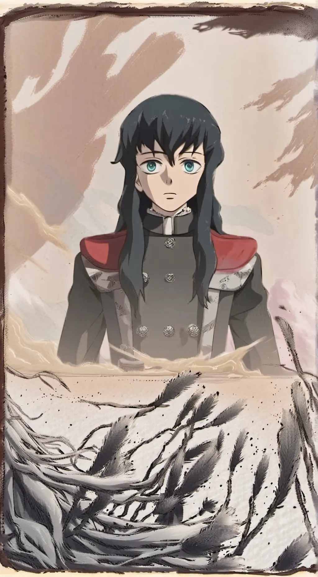 ai character: Muichiro  background