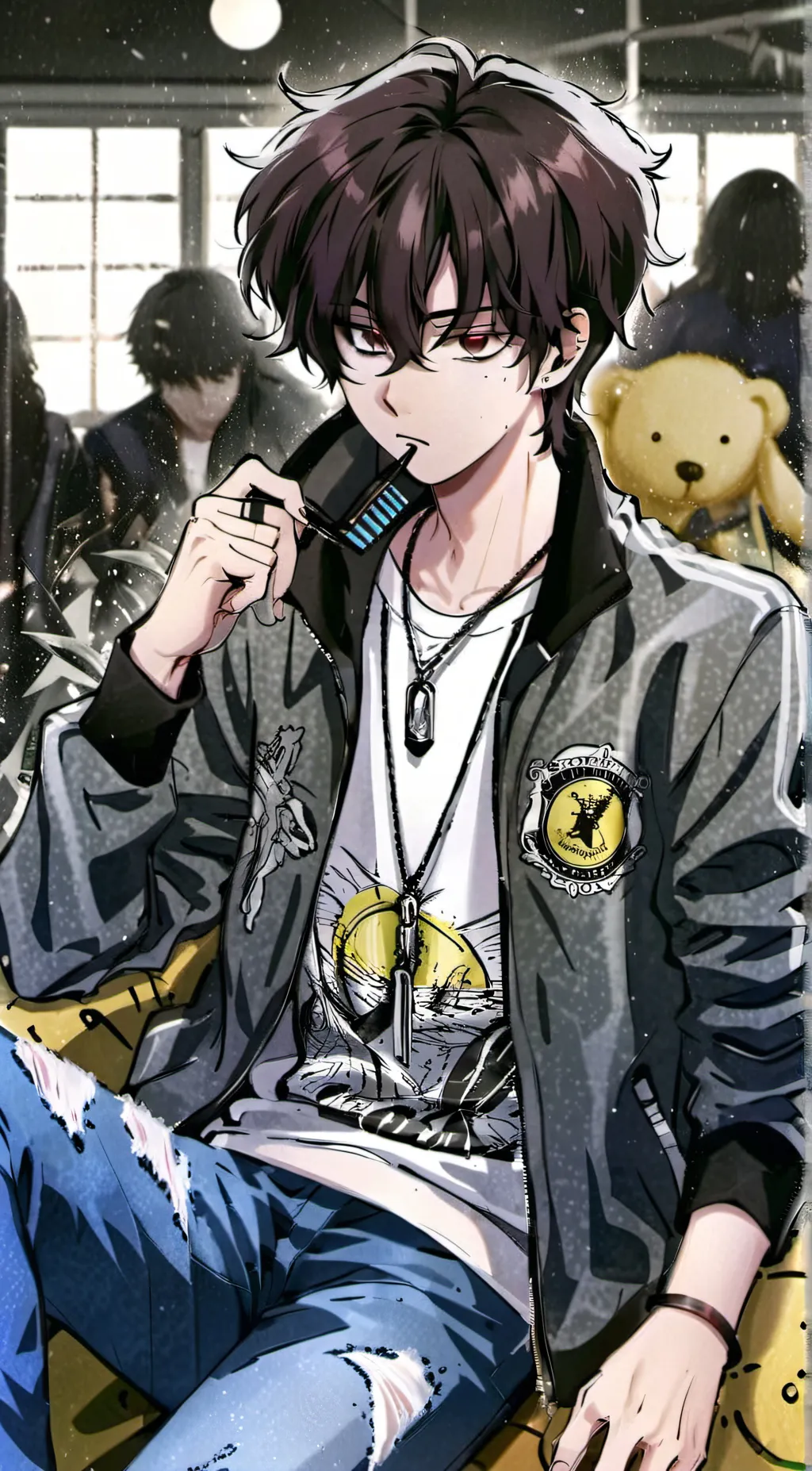 ai character: isaac background