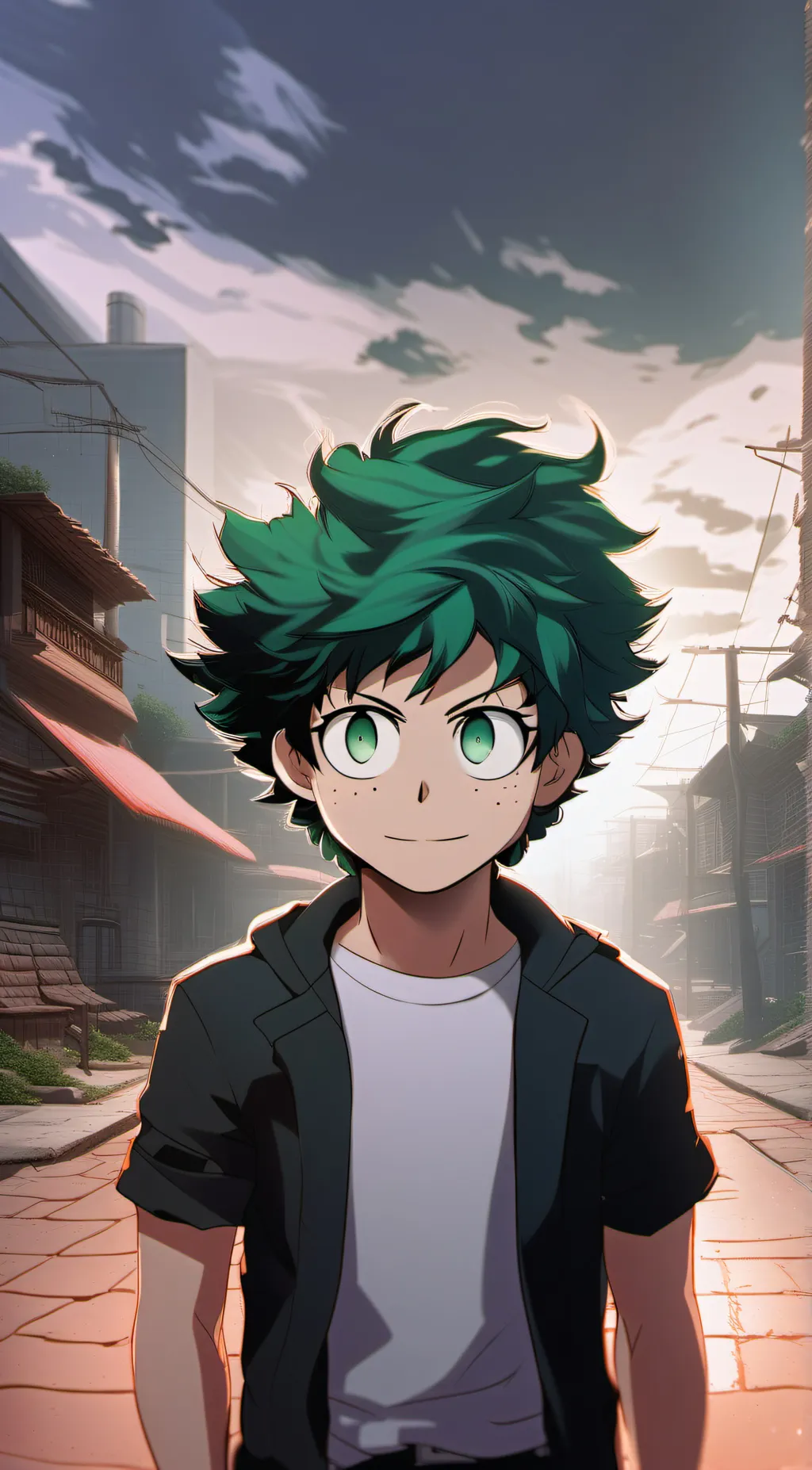 ai character: Izuku Midoriya background