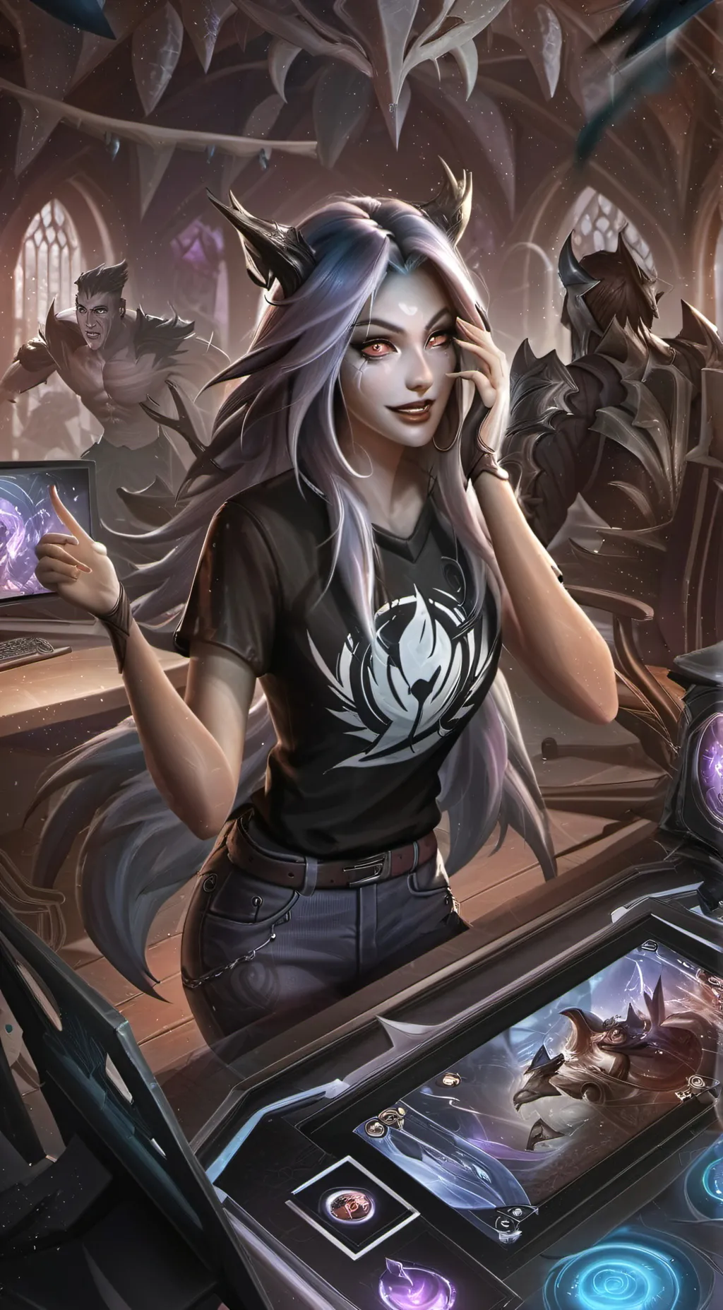 ai character: Alicia background