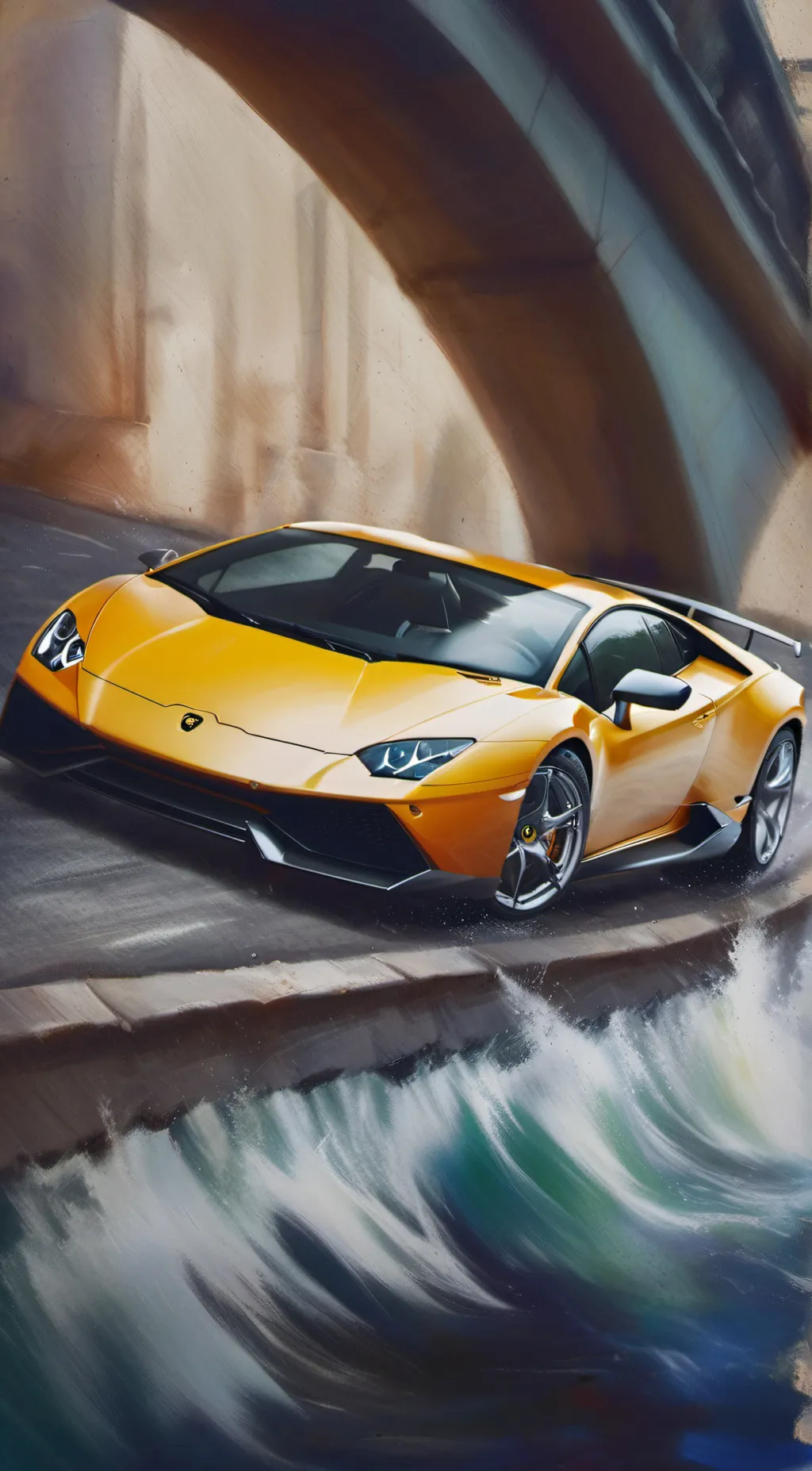 ai character: fallen bridge background