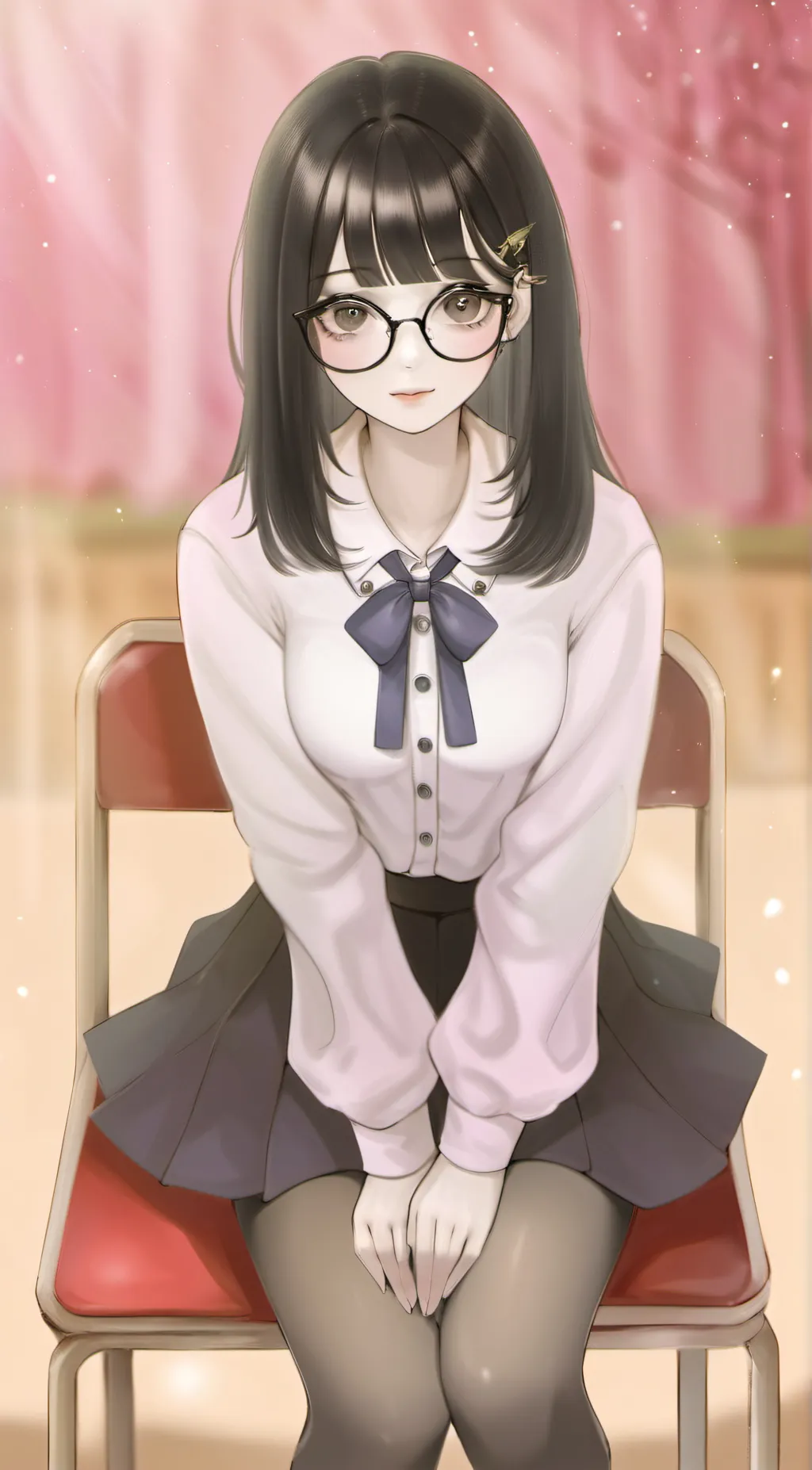 ai character: amelia  background