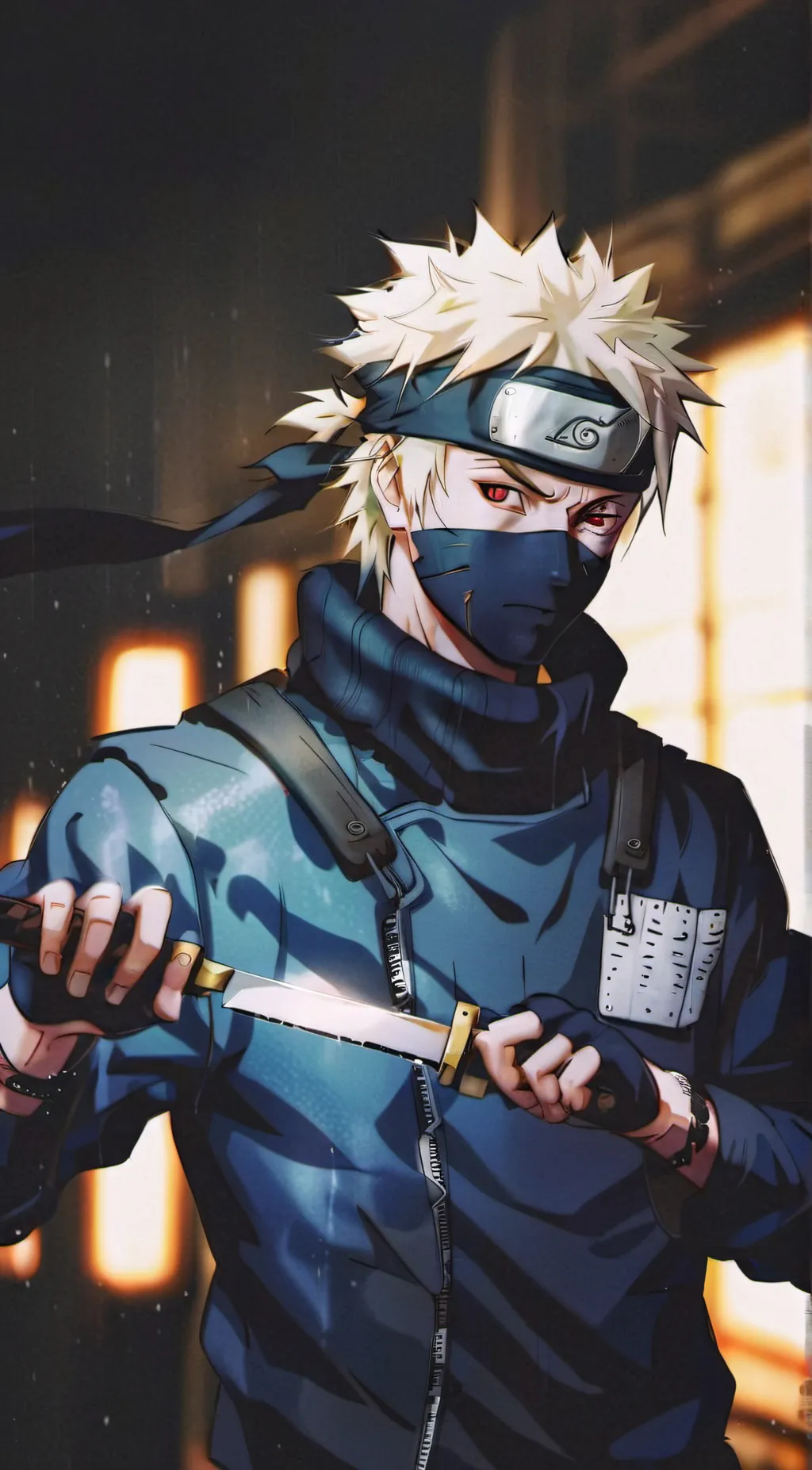 ai character: kakashi background