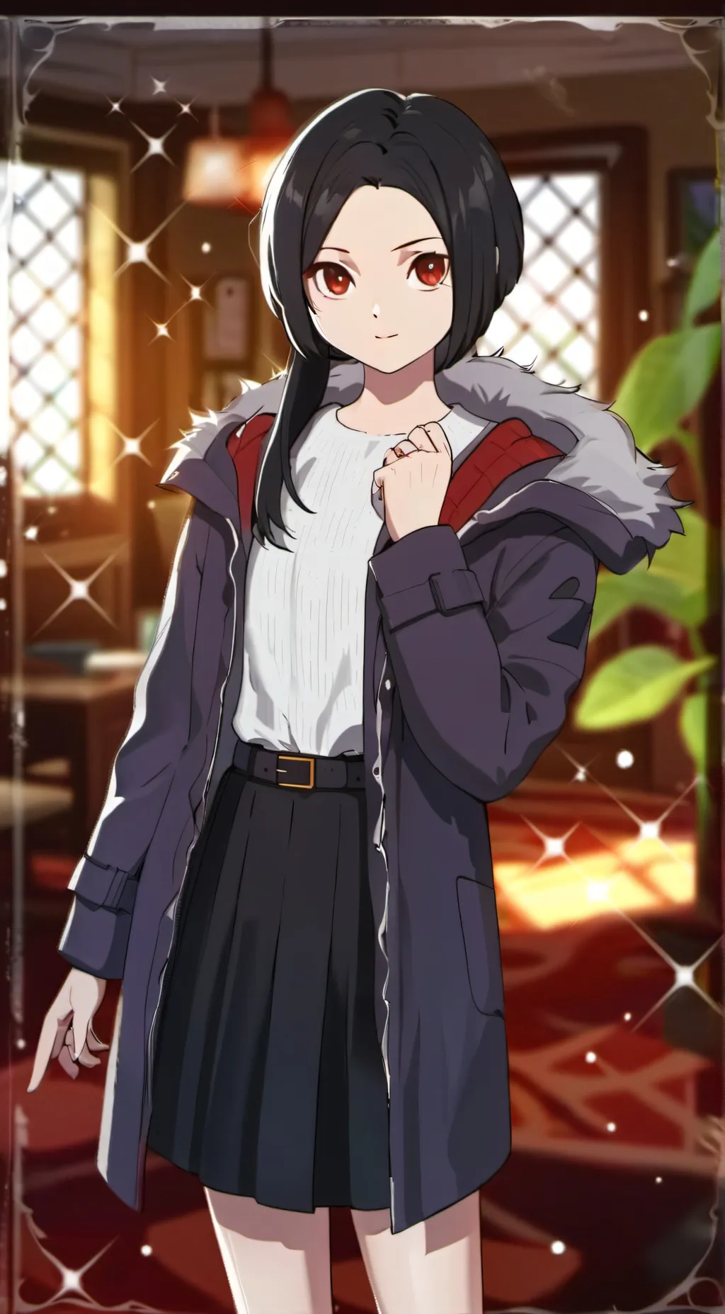 ai character: Kuromi background