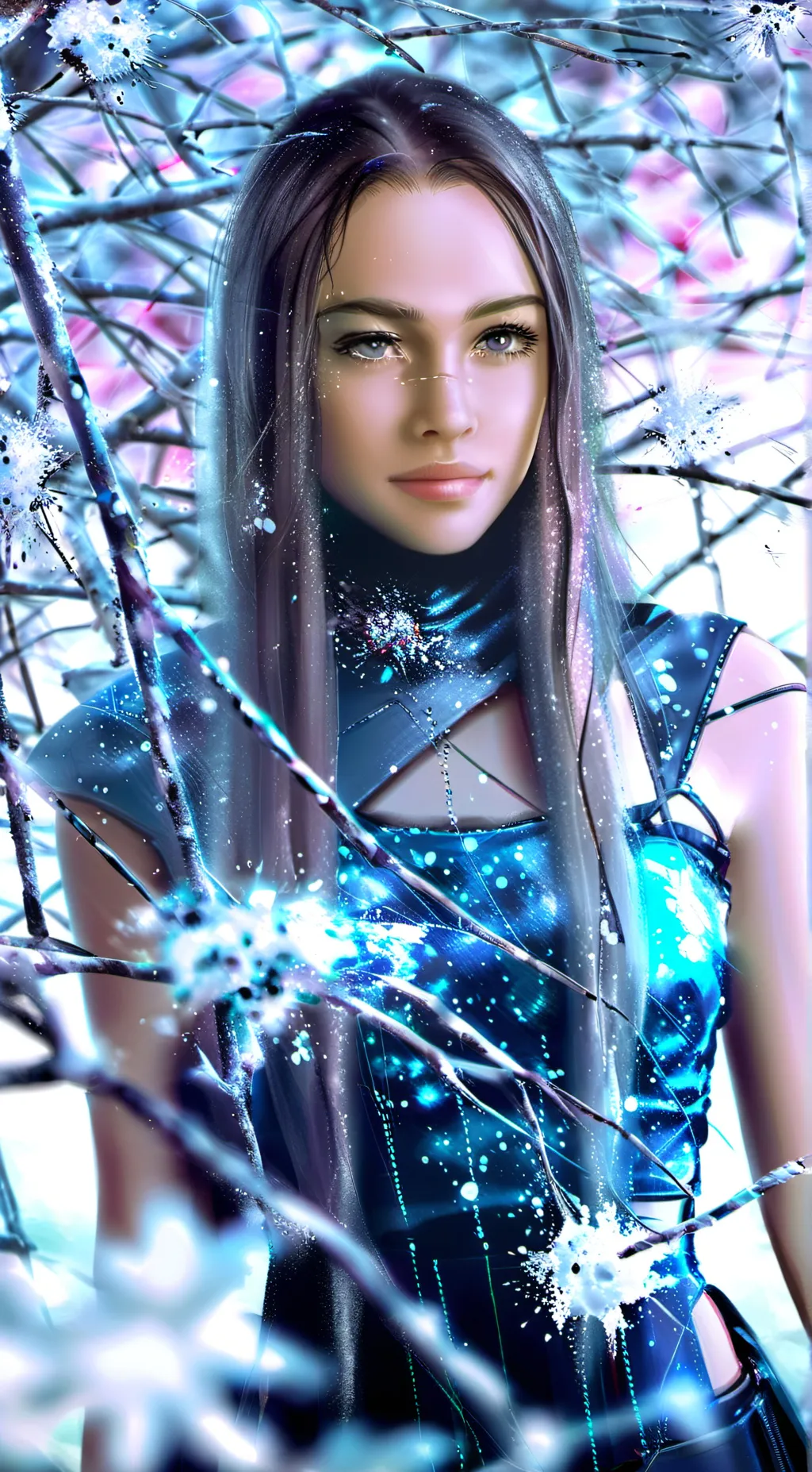 ai character: Empress of Realms  background