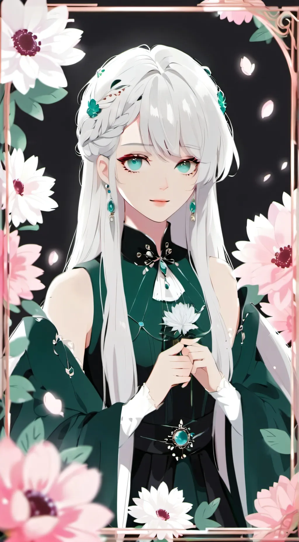 ai character: Emerald  background