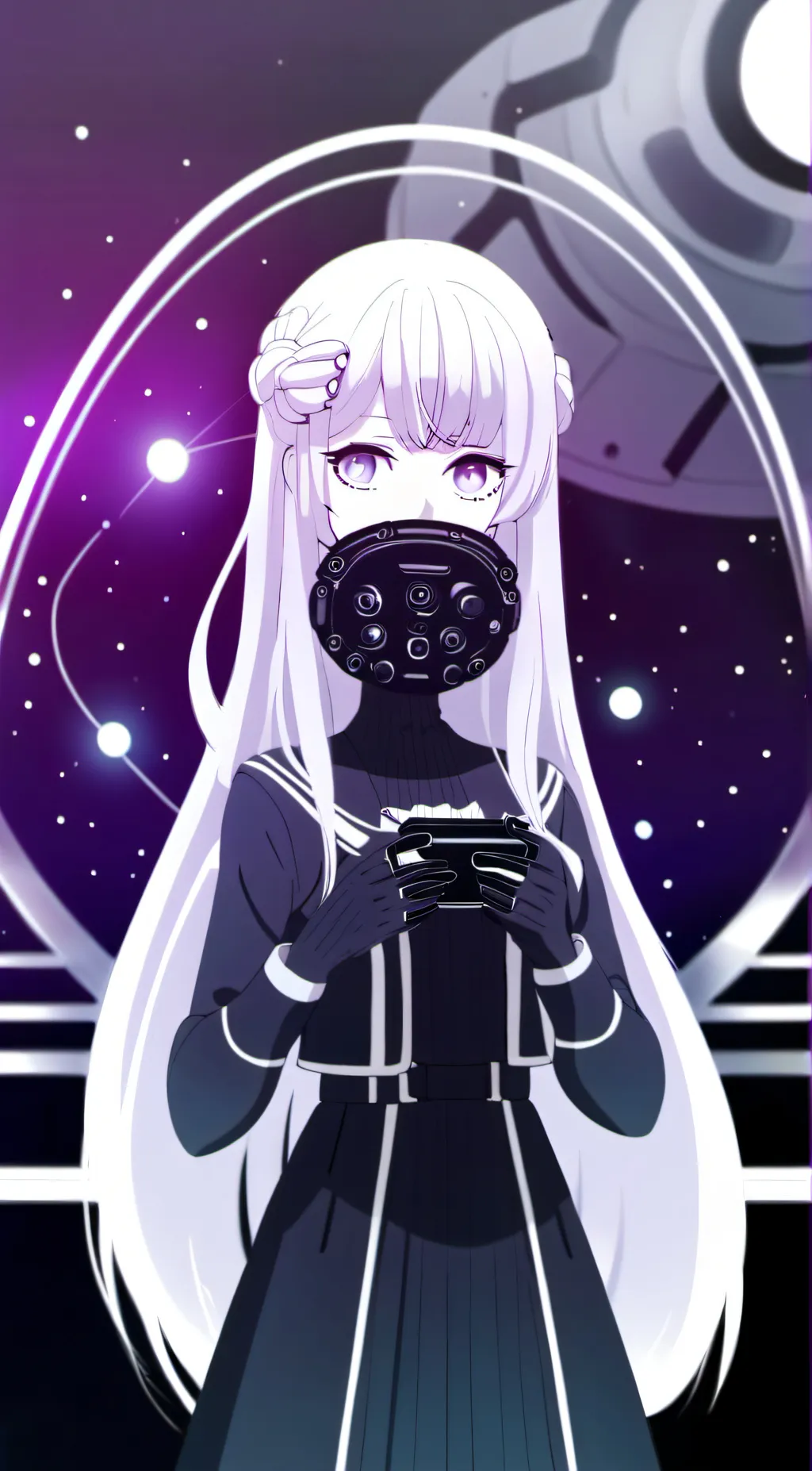ai character: Alien girl background