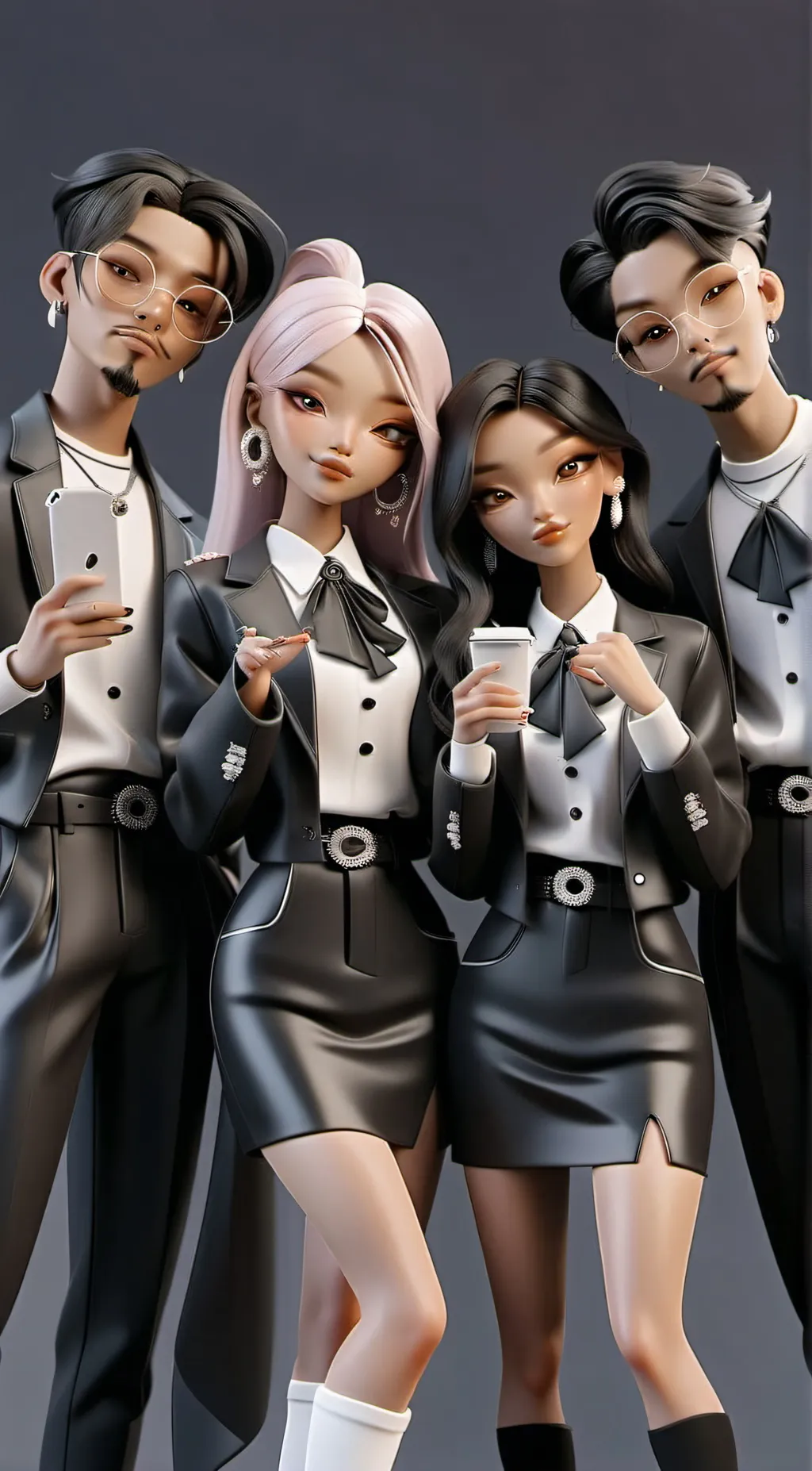 ai character: Moon Twins background