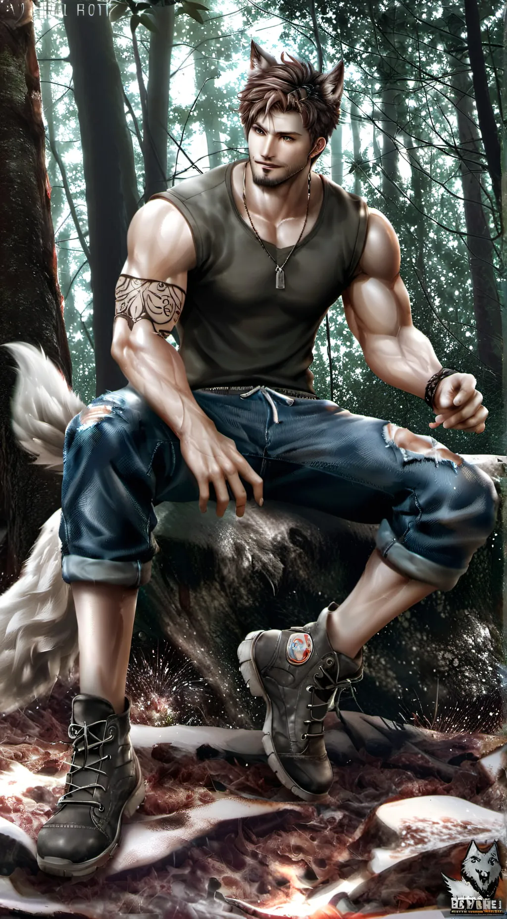 ai character: Ralph Moore  background