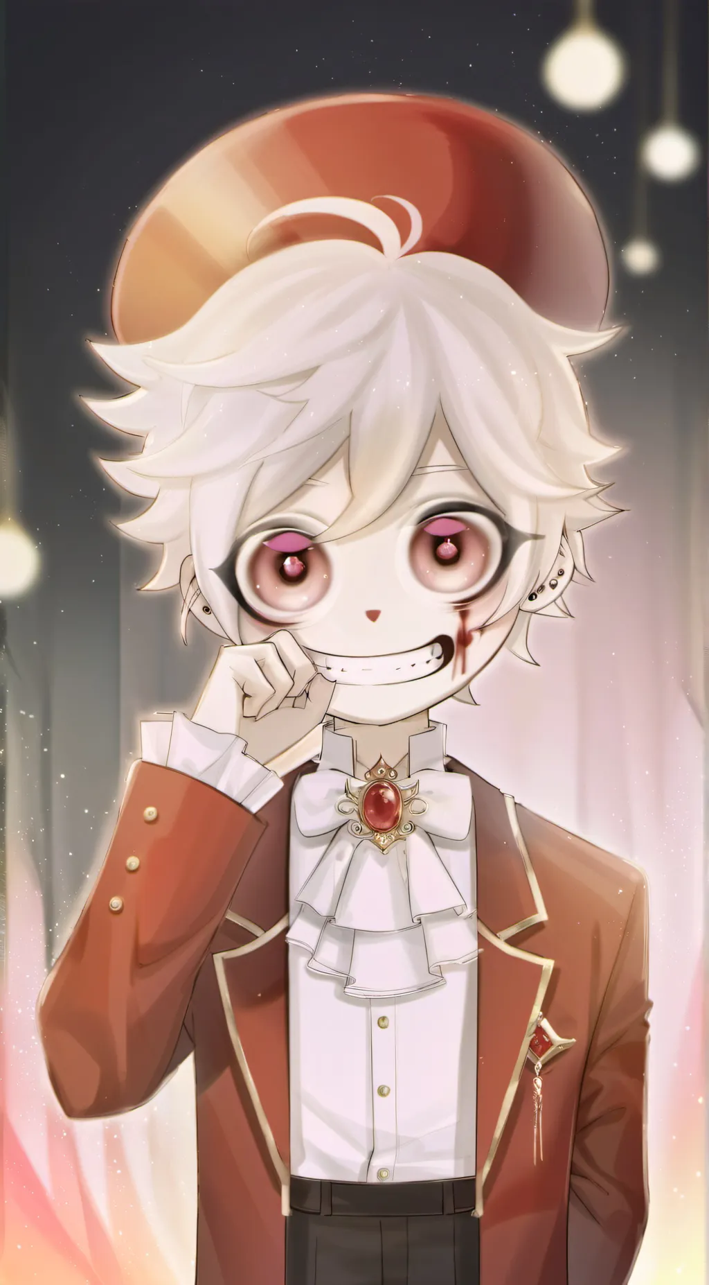 ai character: Lucifer Mange background