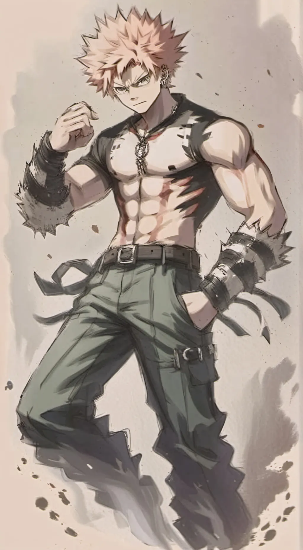 ai character: Bakugo background