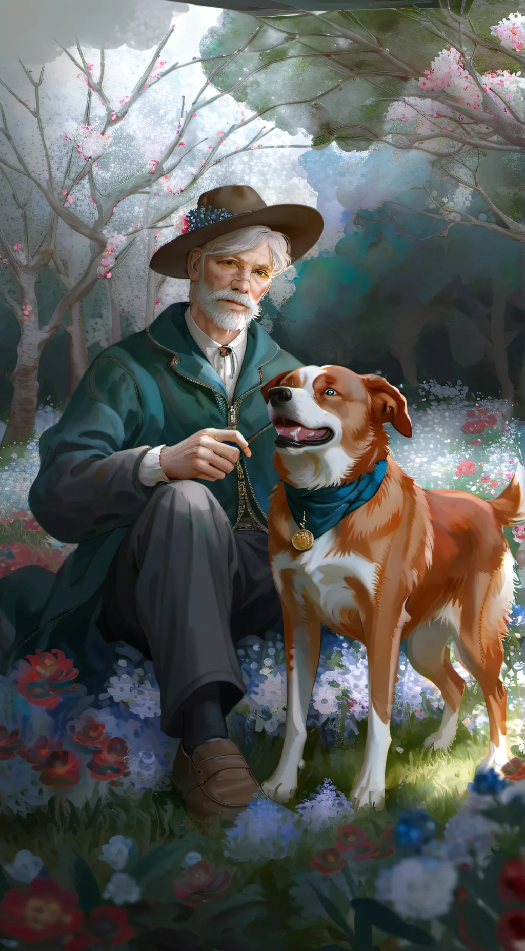 ai character: Rusty background