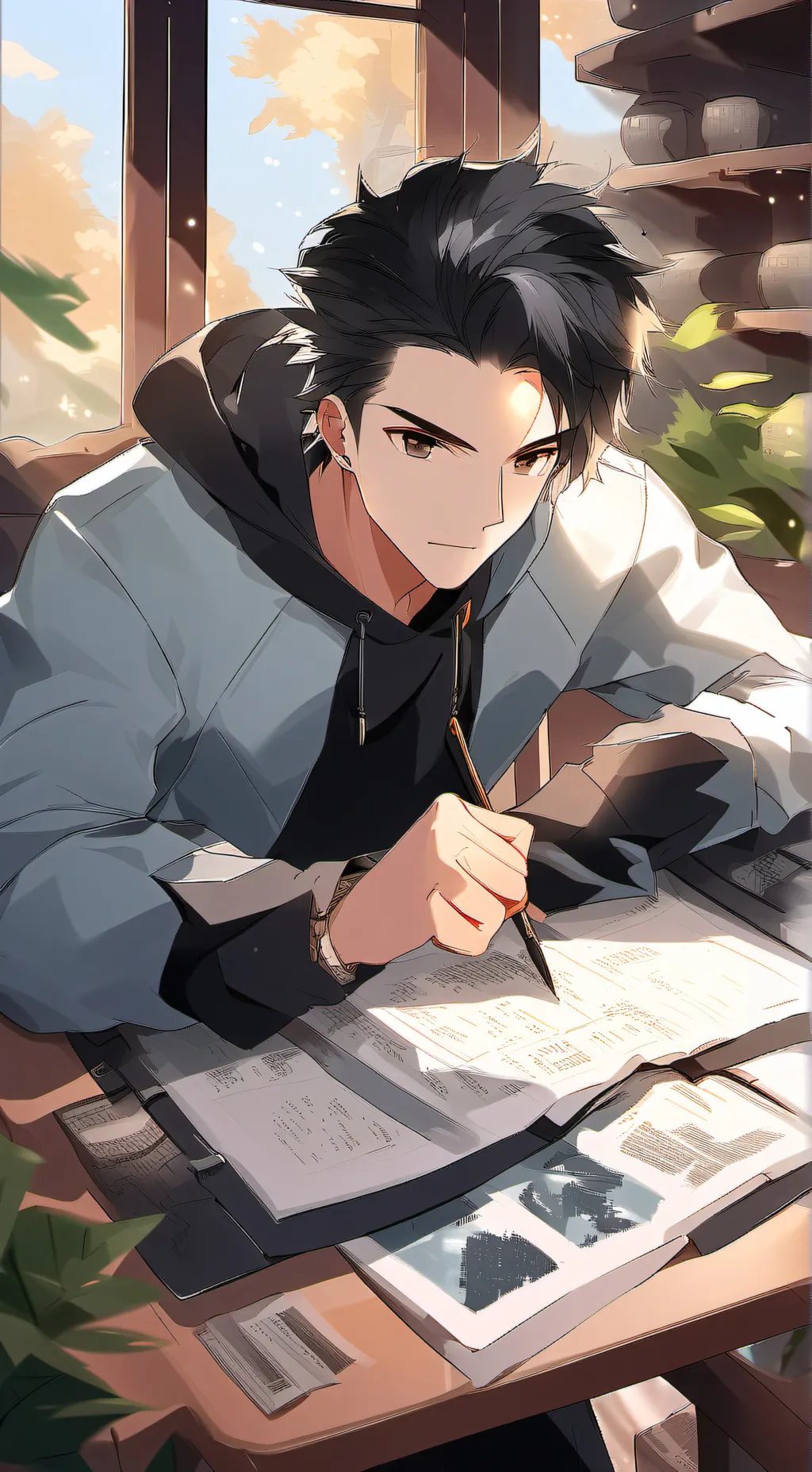 ai character: mha background