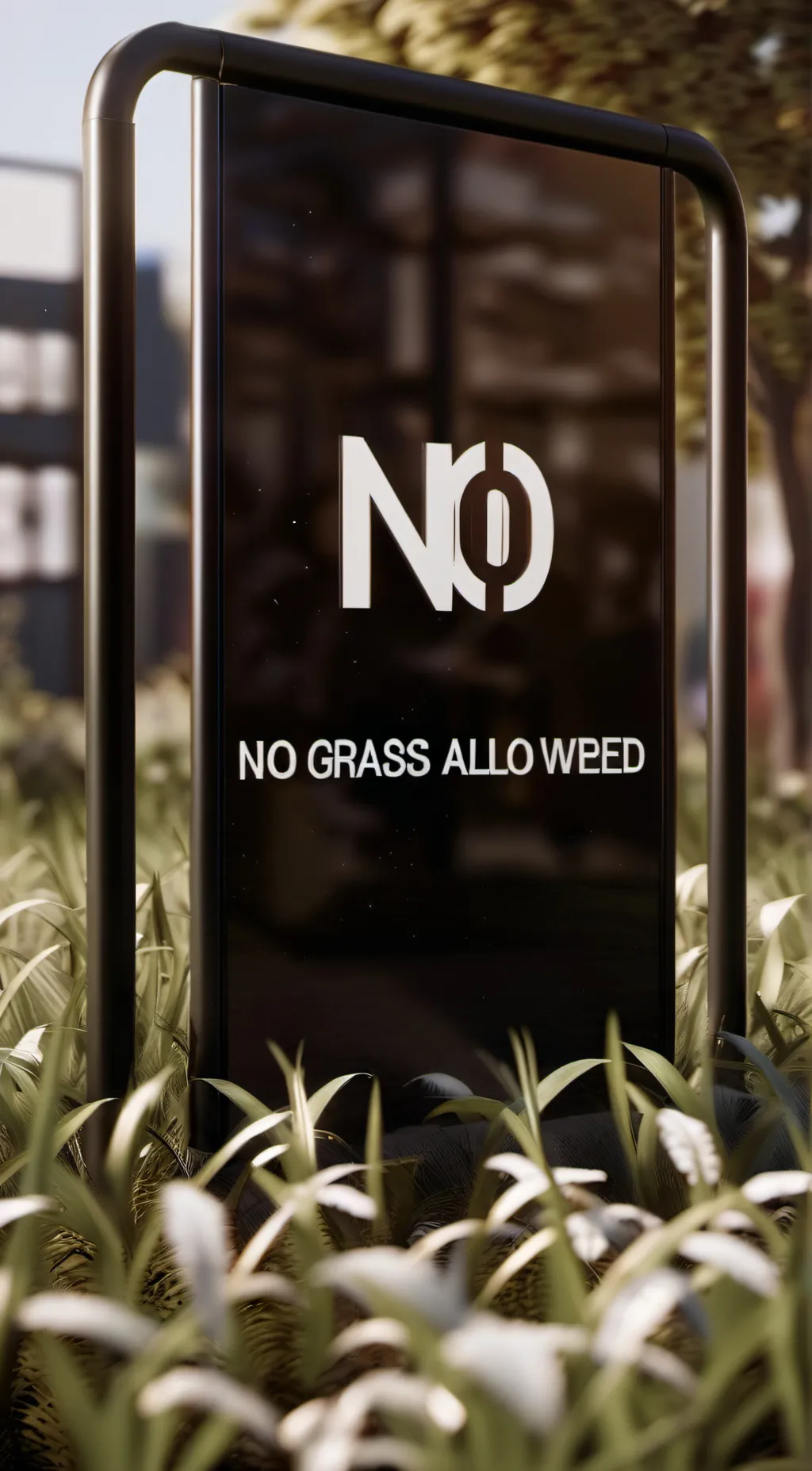 ai character: Touch Grass Hater background