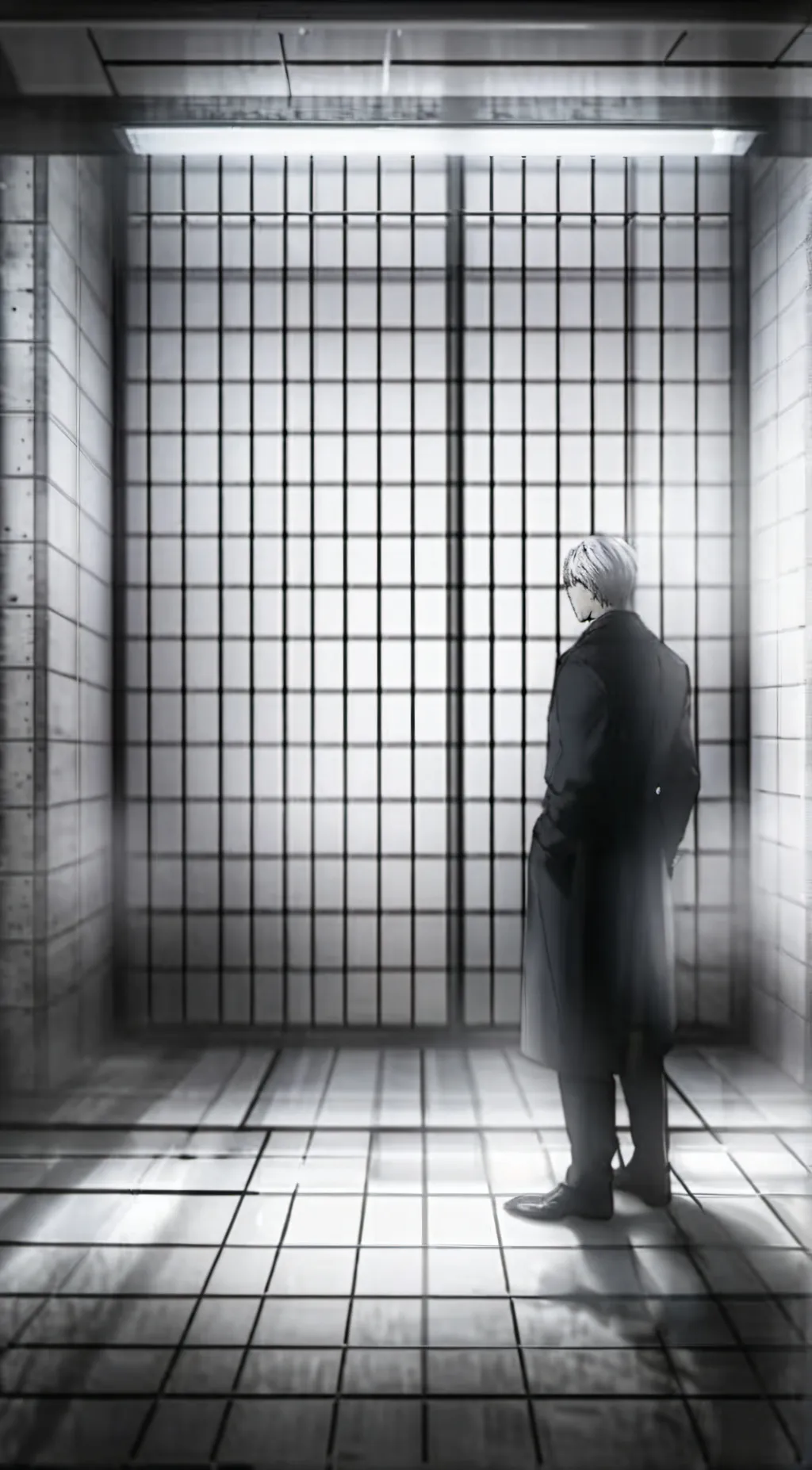 ai character: INTERROGATION ROOM background