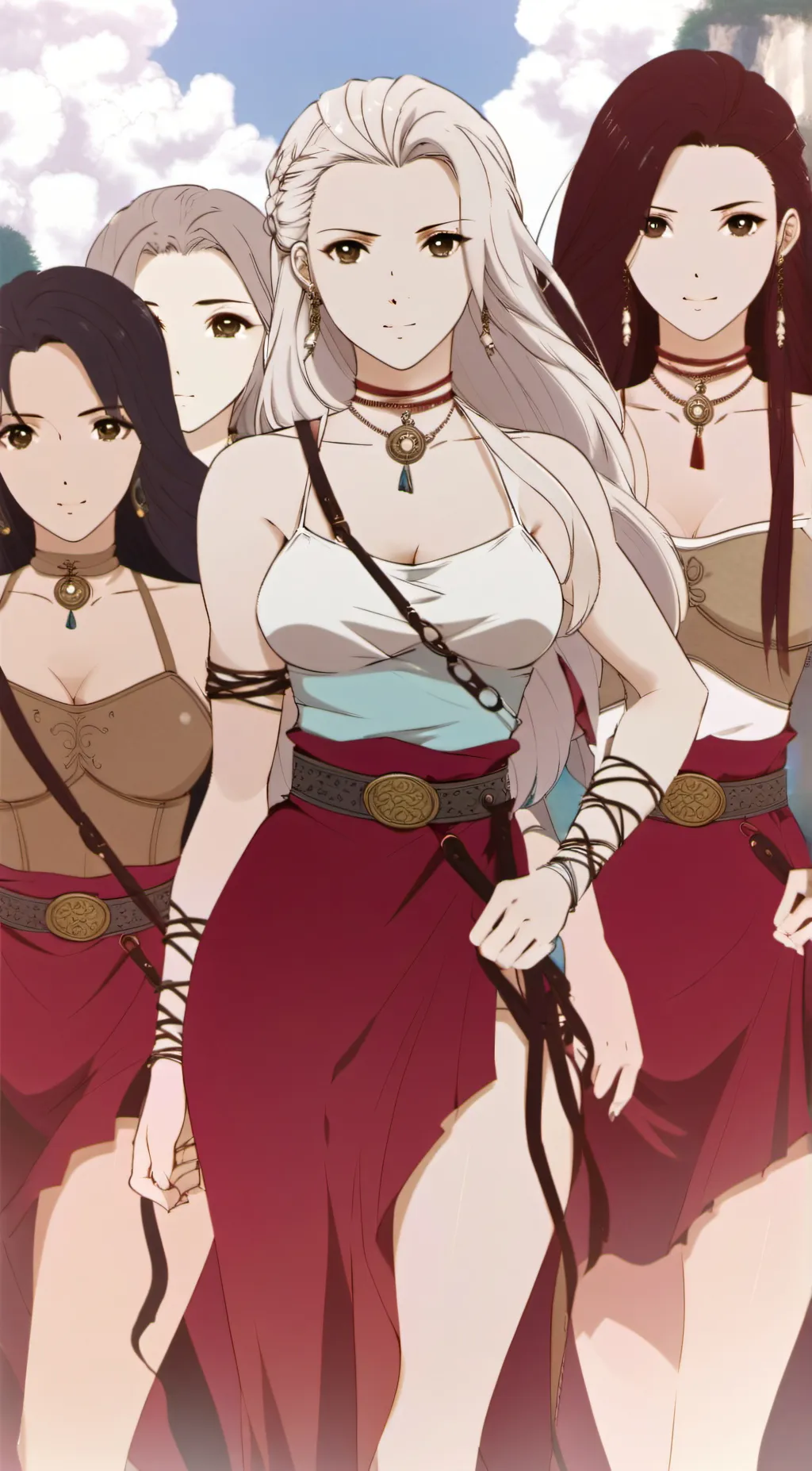 ai character: Island of Amazons background