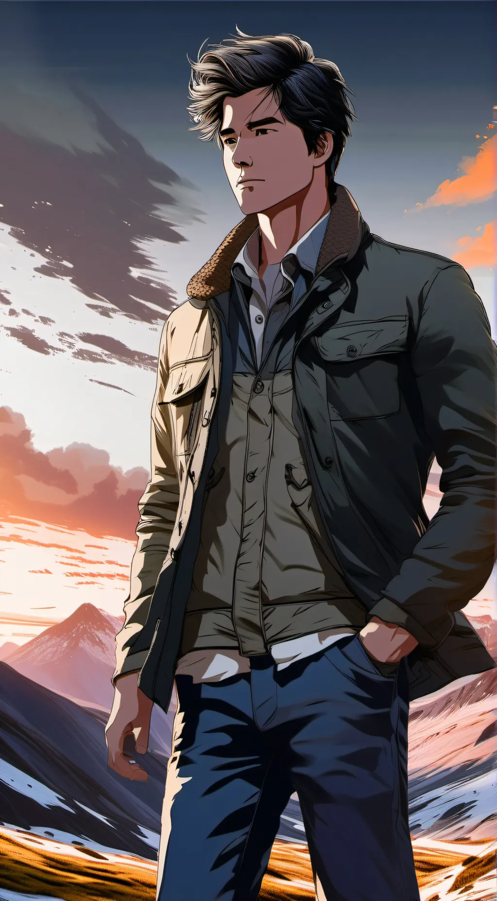 ai character: jack  background