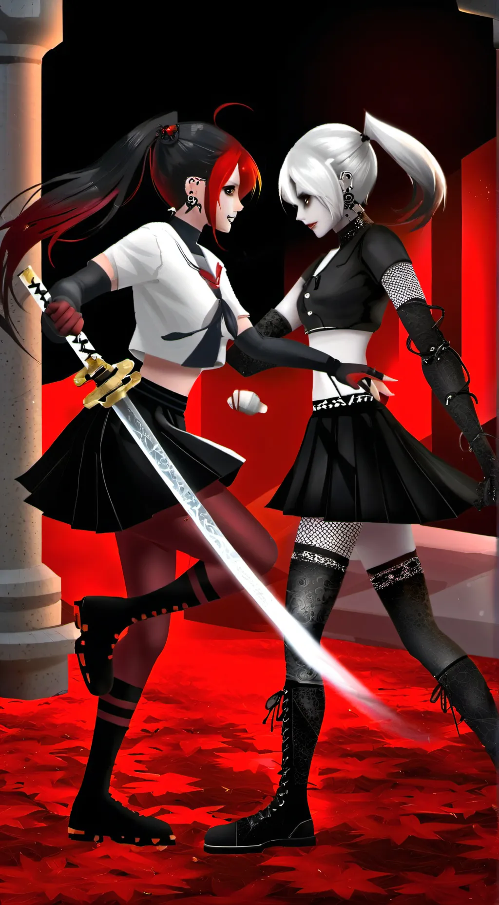 ai character: Murder drones 🗡 background