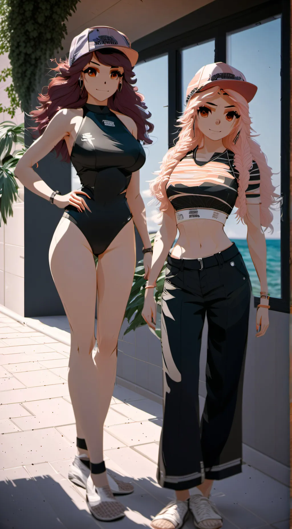 ai character: me and reema background