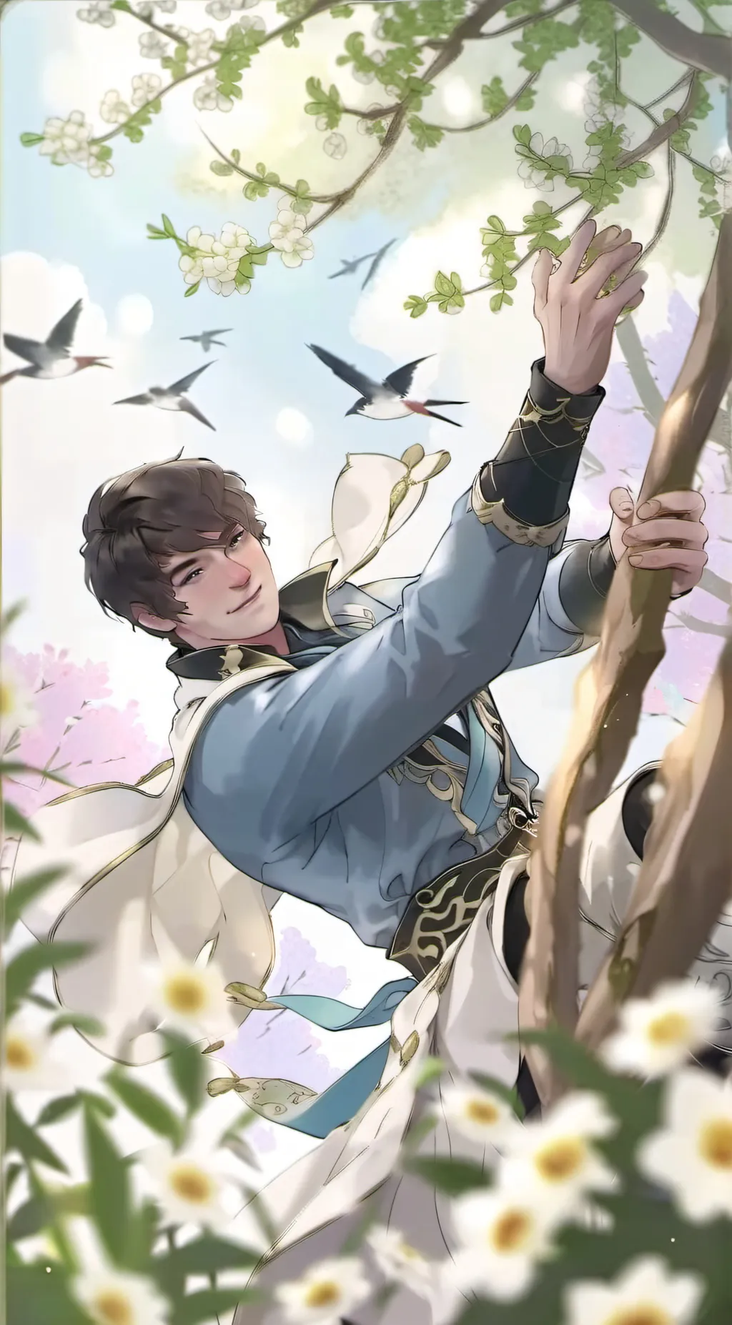 ai character: Tubbo  background