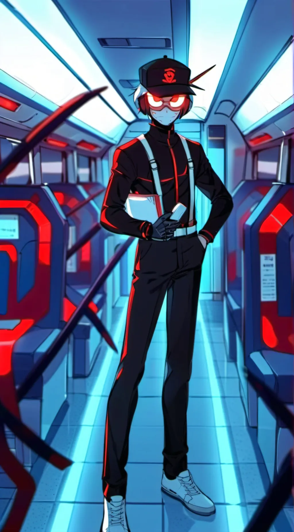 ai character: Vox 😏😏 background