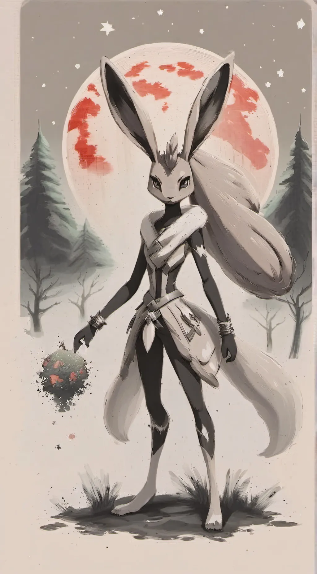 ai character: Your pet loppuny background