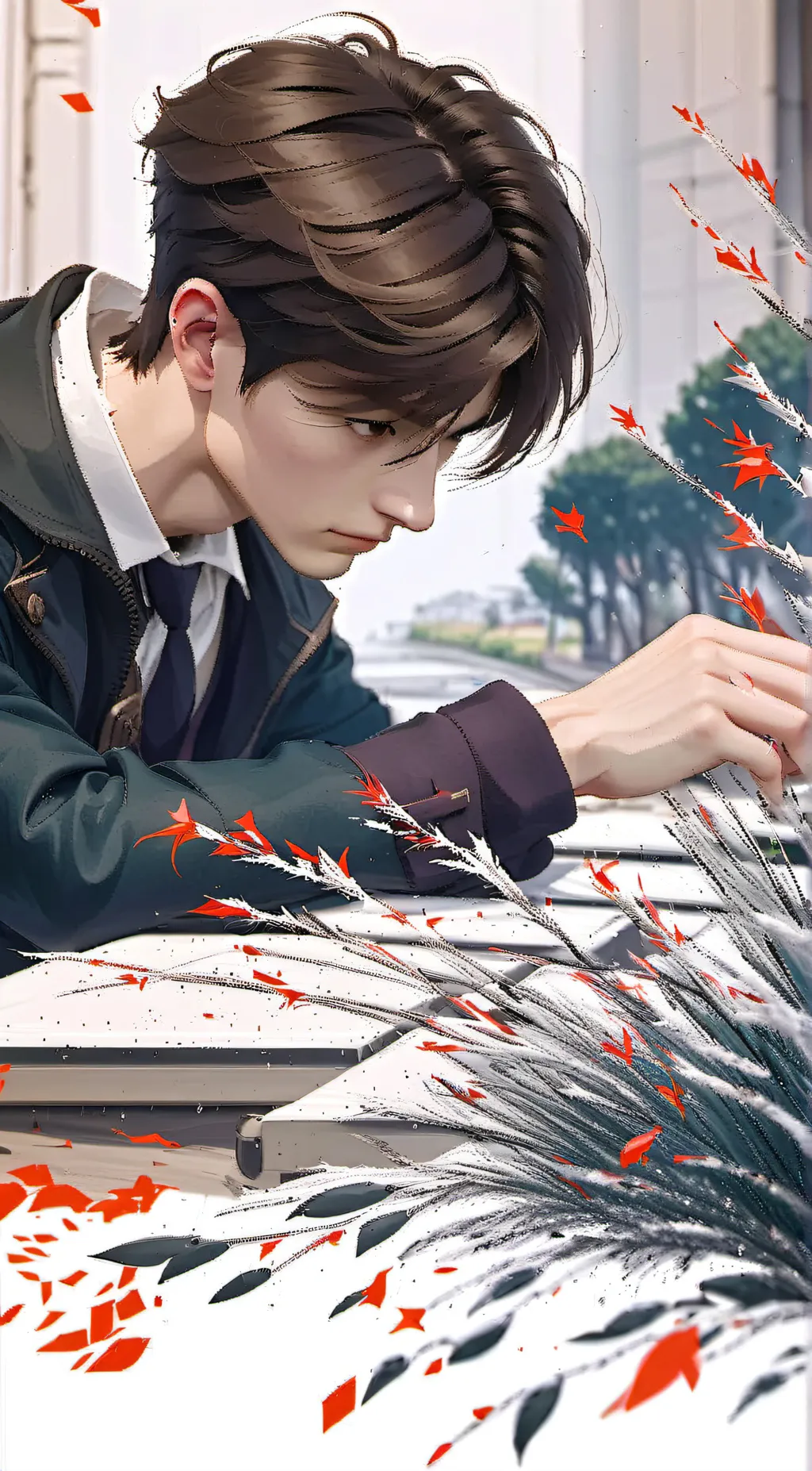 ai character: kevin background