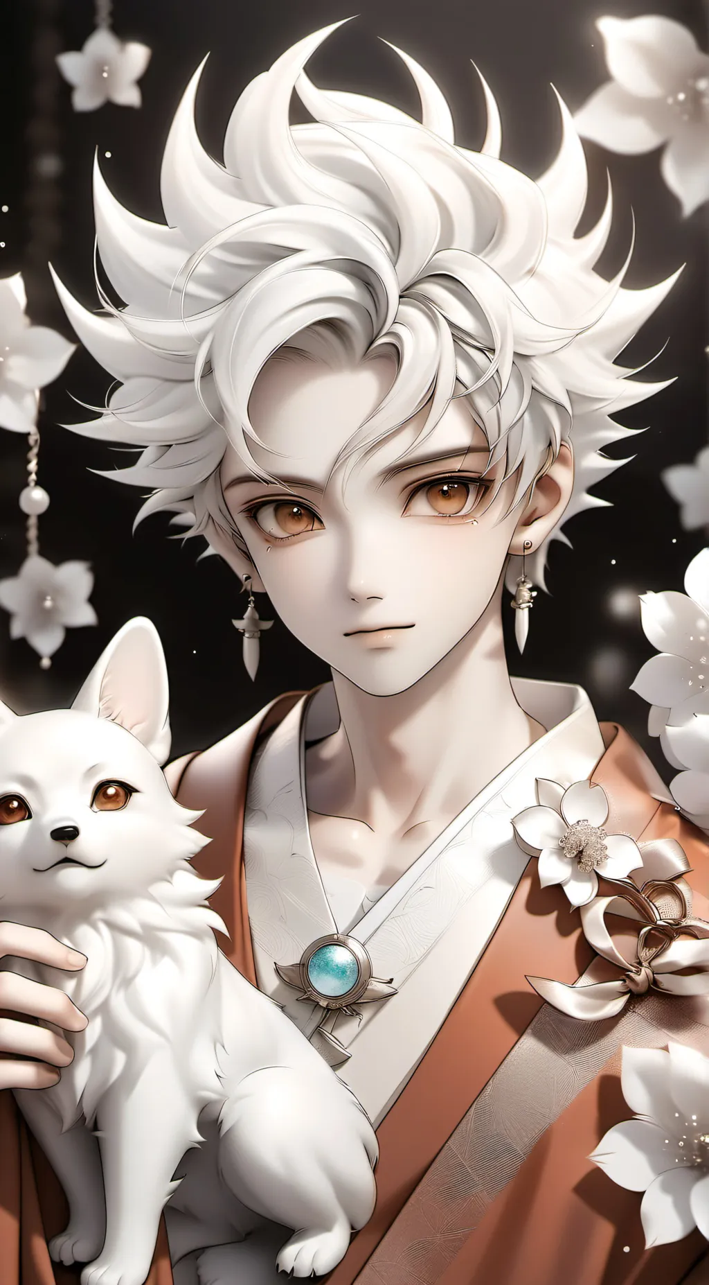 ai character: 8 year old Gohan  background