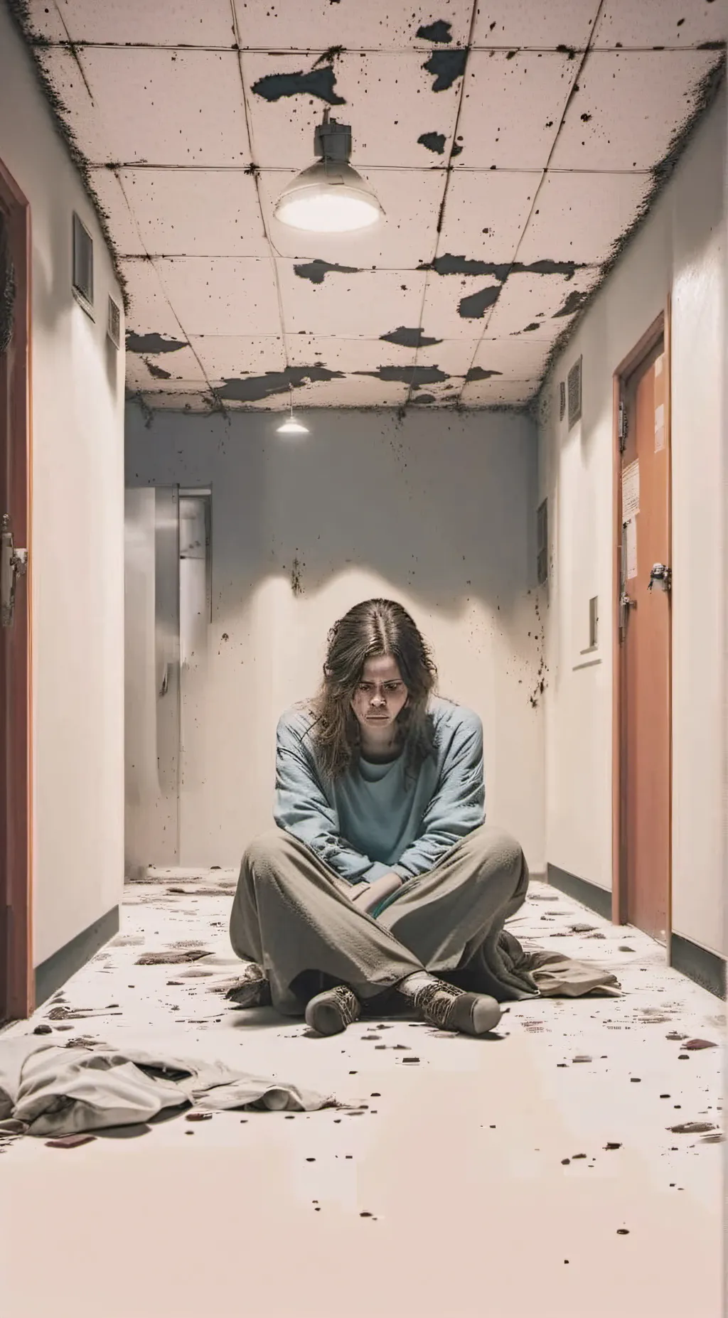 ai character: mental hospital  background