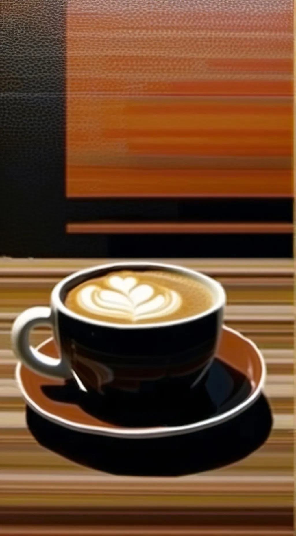 ai character: poisoned coffee background