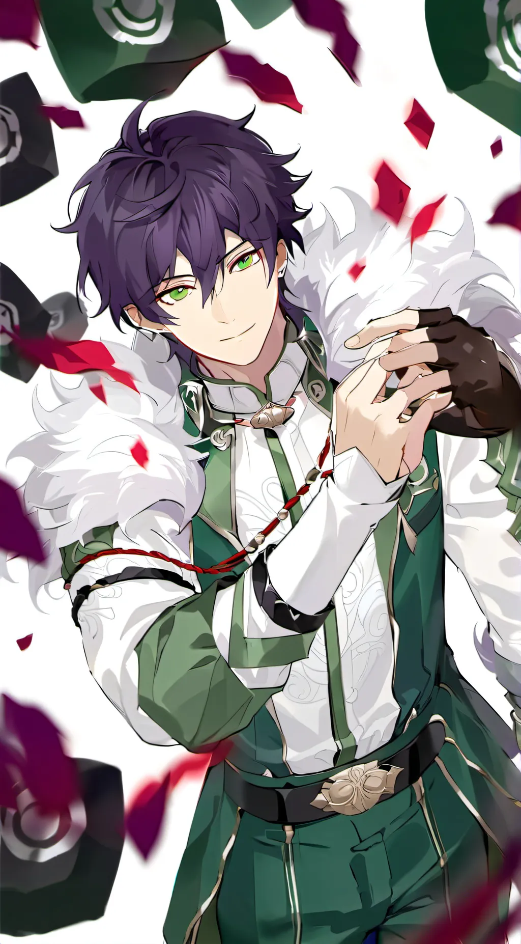 ai character: Naofumi  background