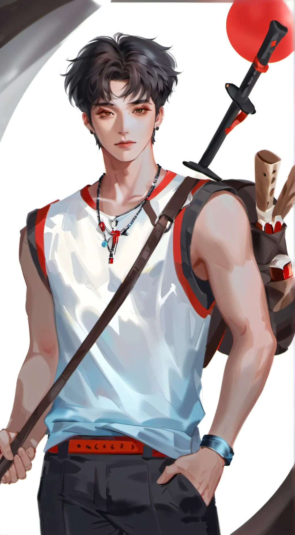 ai character: Max background